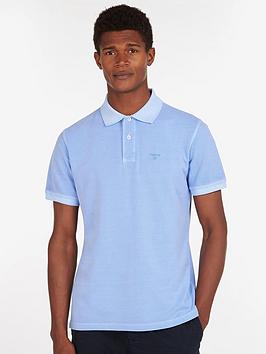 Barbour Washed Sports Tailored Fit Polo Shirt - Light Blue