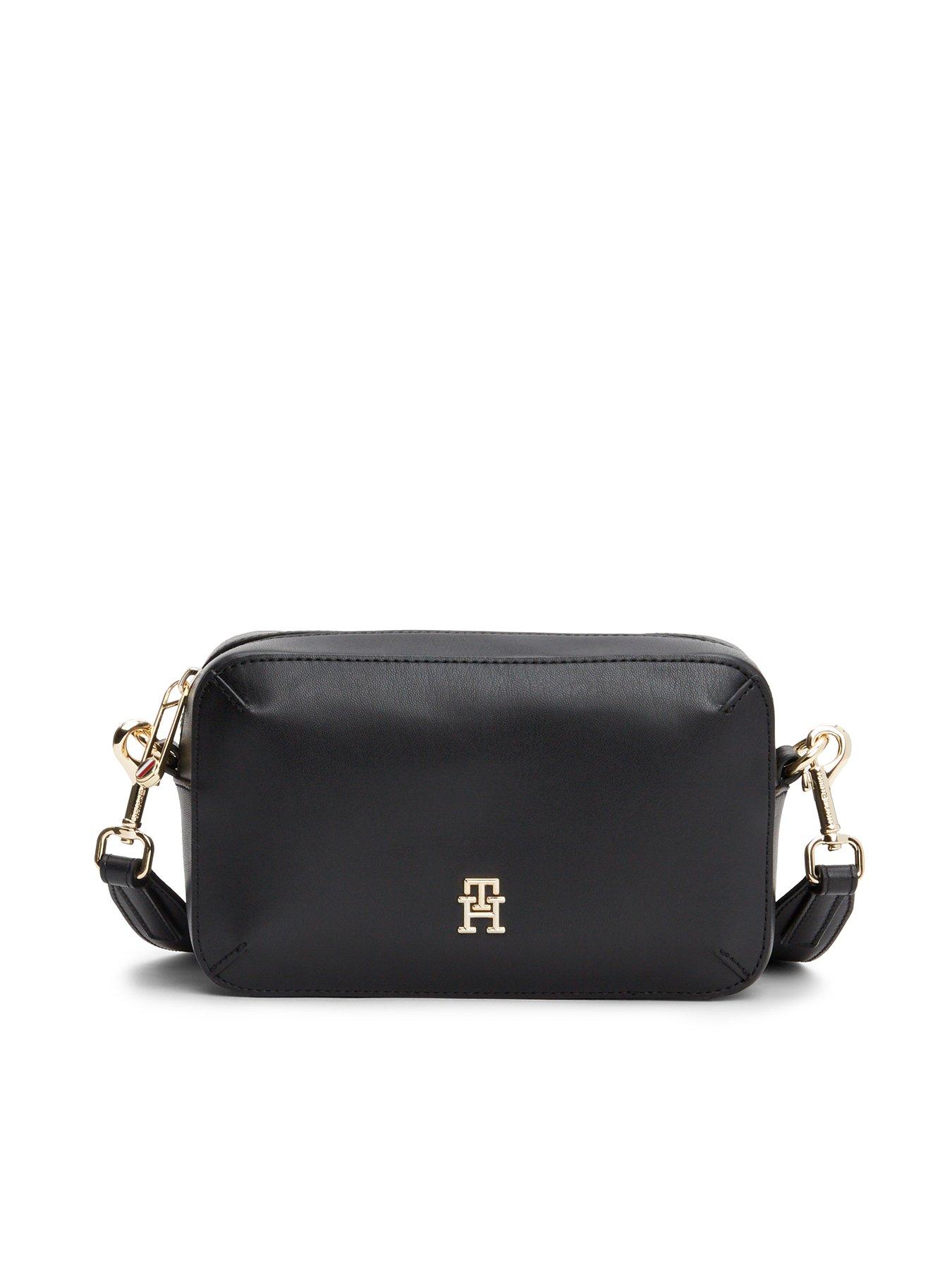 Tommy Hilfiger Monogram Logo Camera Bag - Black | Very.co.uk