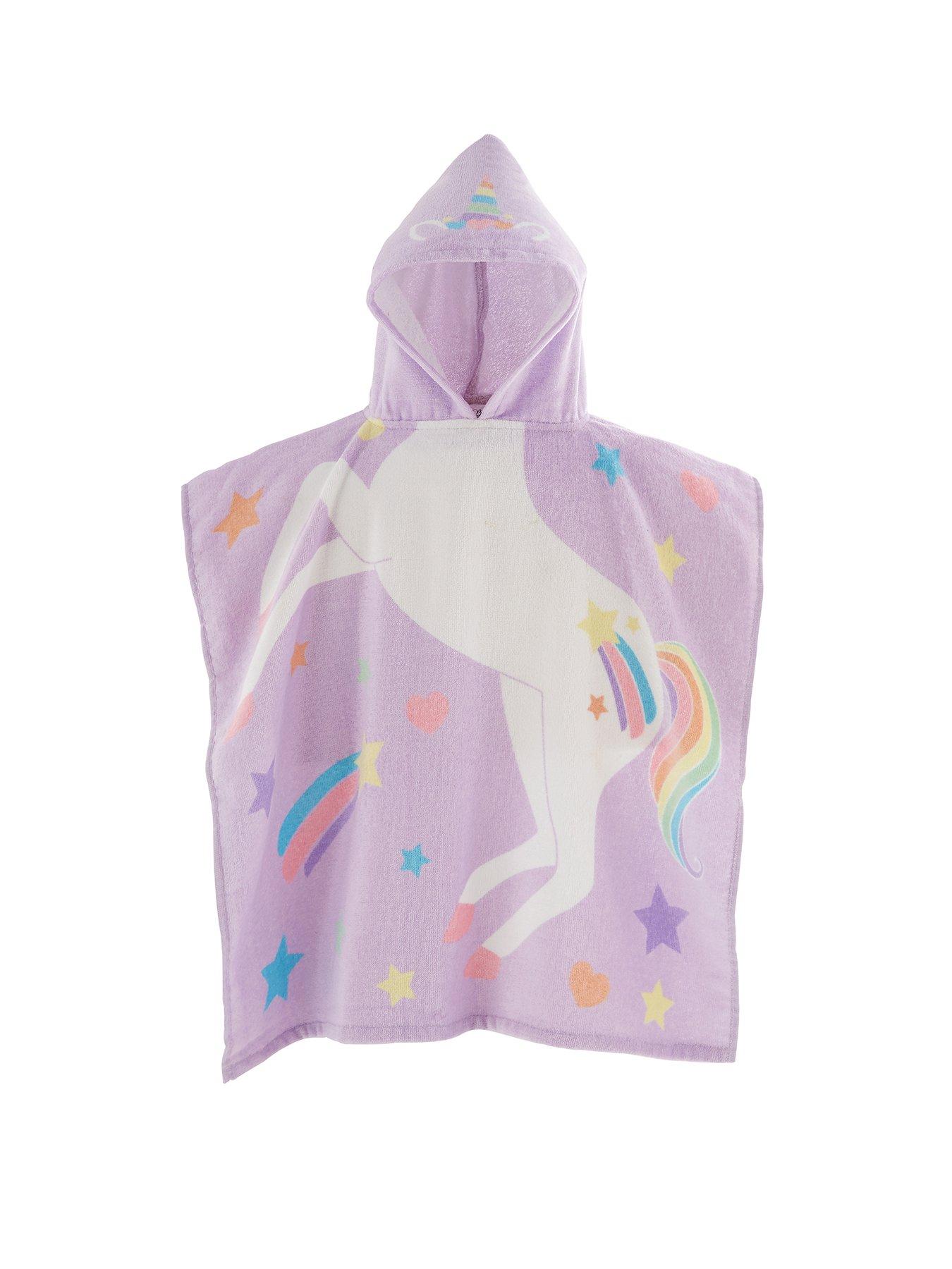 undefined Unicorn Hooded Poncho Towel