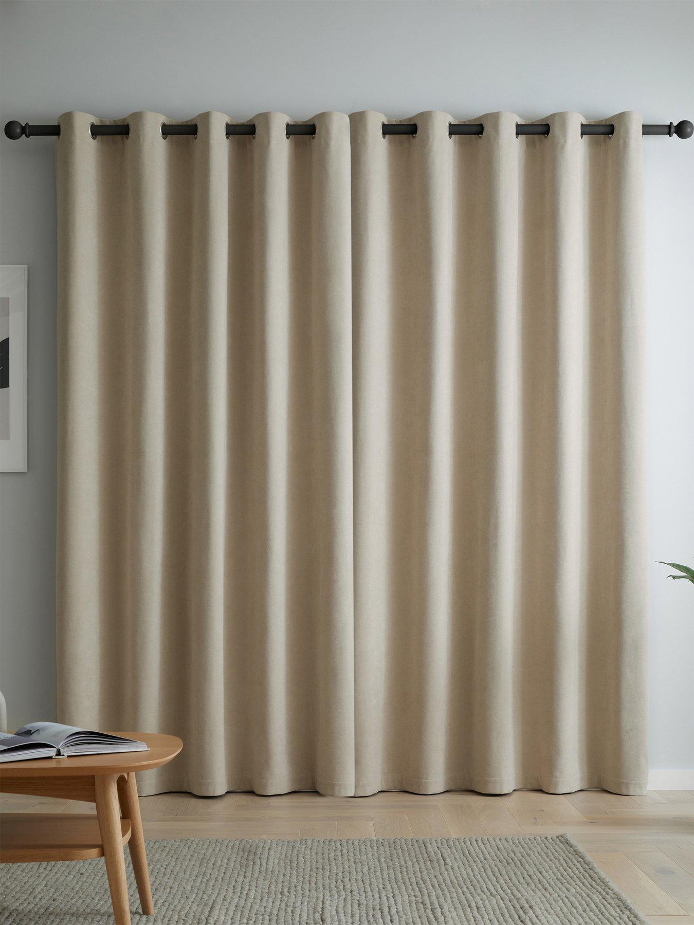 Image 2 of 4 of Catherine Lansfield Wilson Thermal Blackout Eyelet Curtains