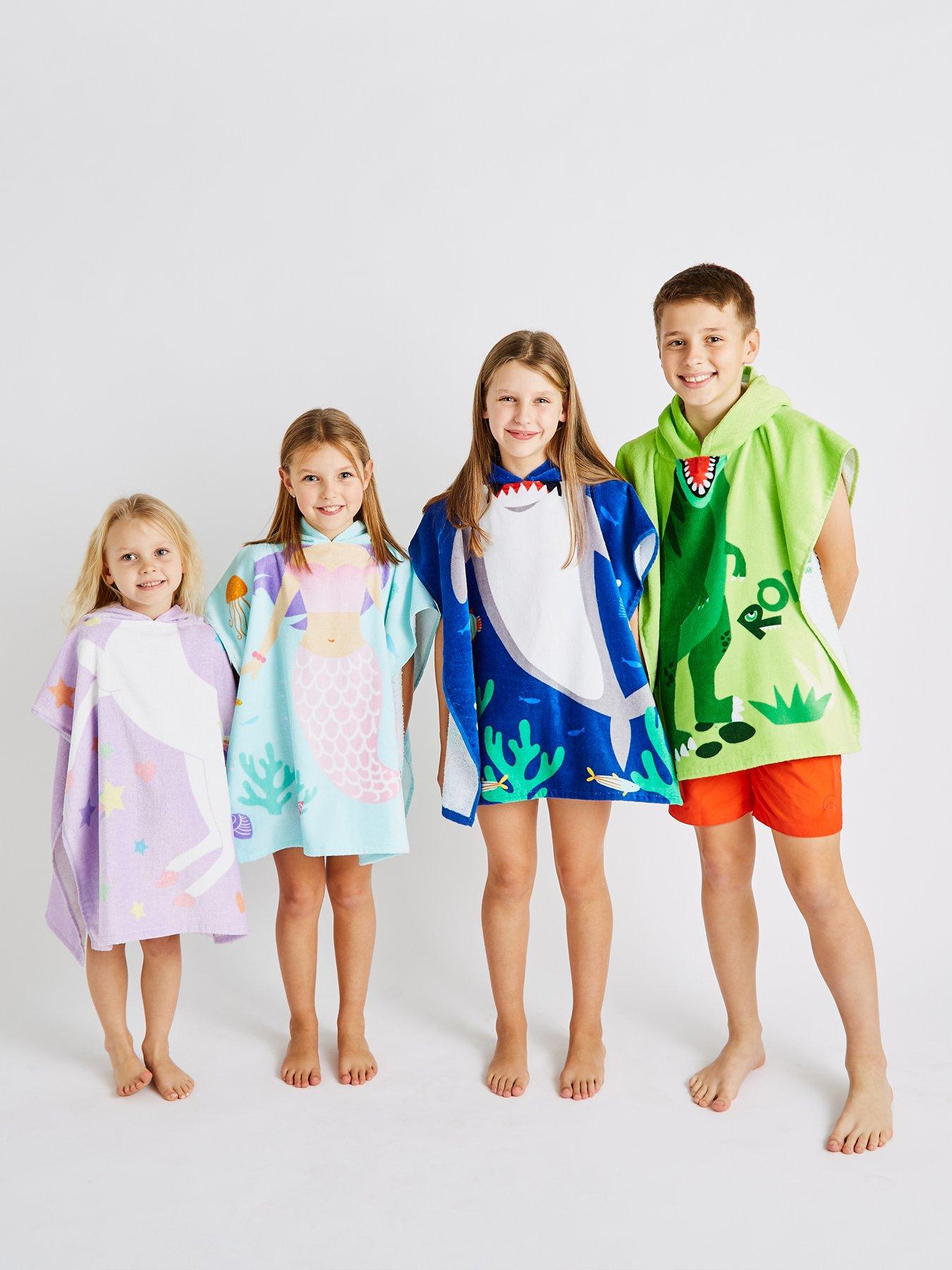 Image 5 of 5 of Catherine Lansfield Dinosaur Hooded Poncho Towel