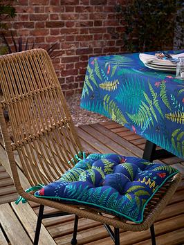 Product photograph of Rhs Woodland Fern Indoor Outdoor Seat Pad from very.co.uk