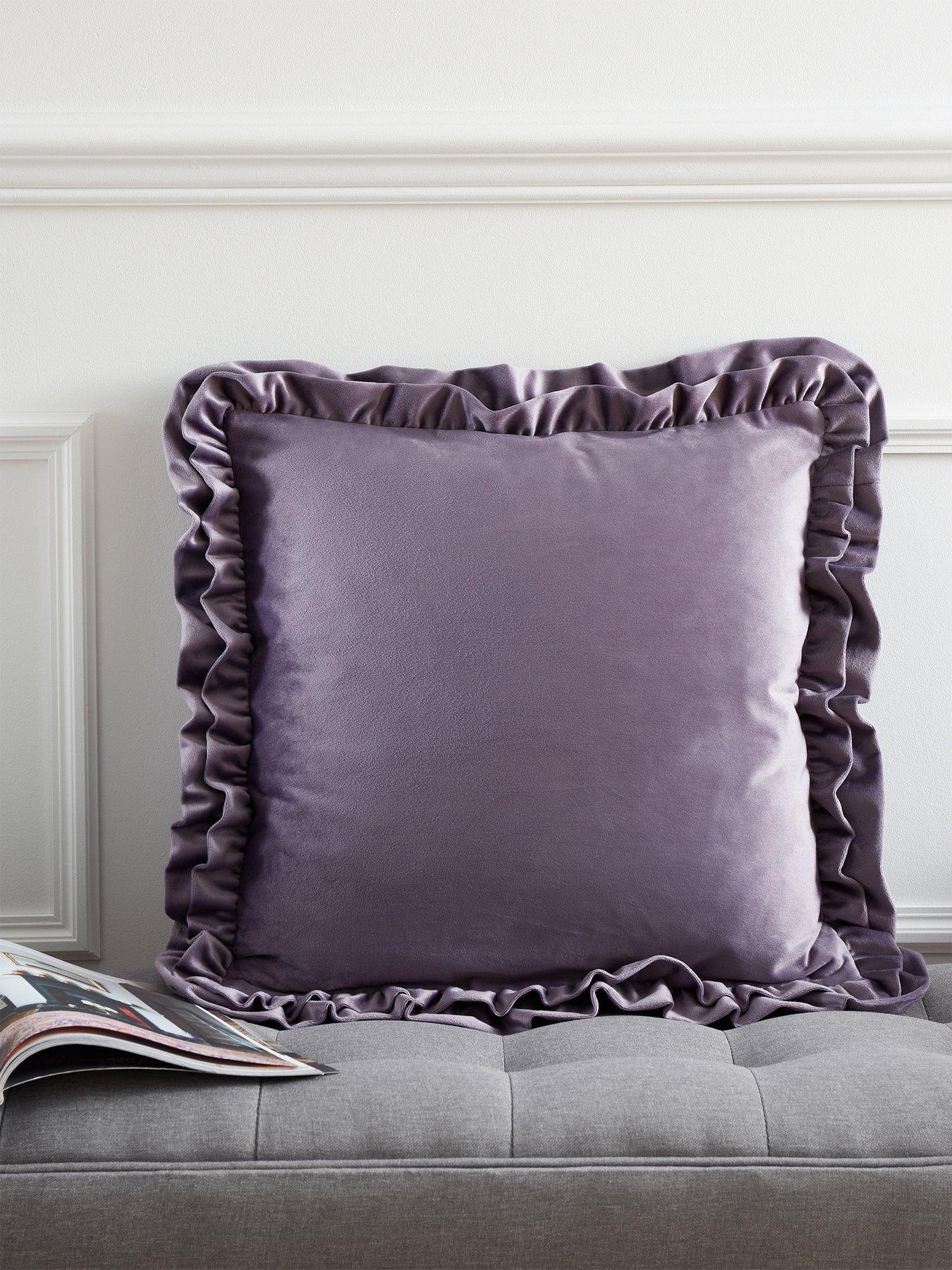 undefined So Soft Velvet Touch Double Frill Cushion