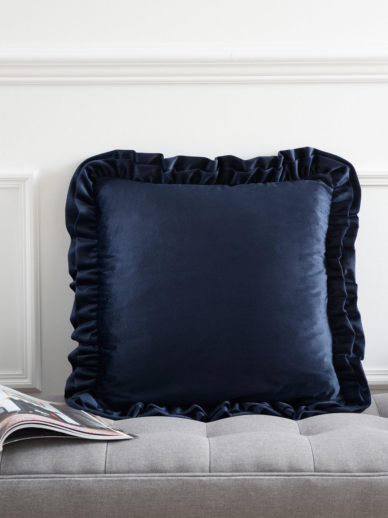undefined So Soft Velvet Touch Double Frill Cushion