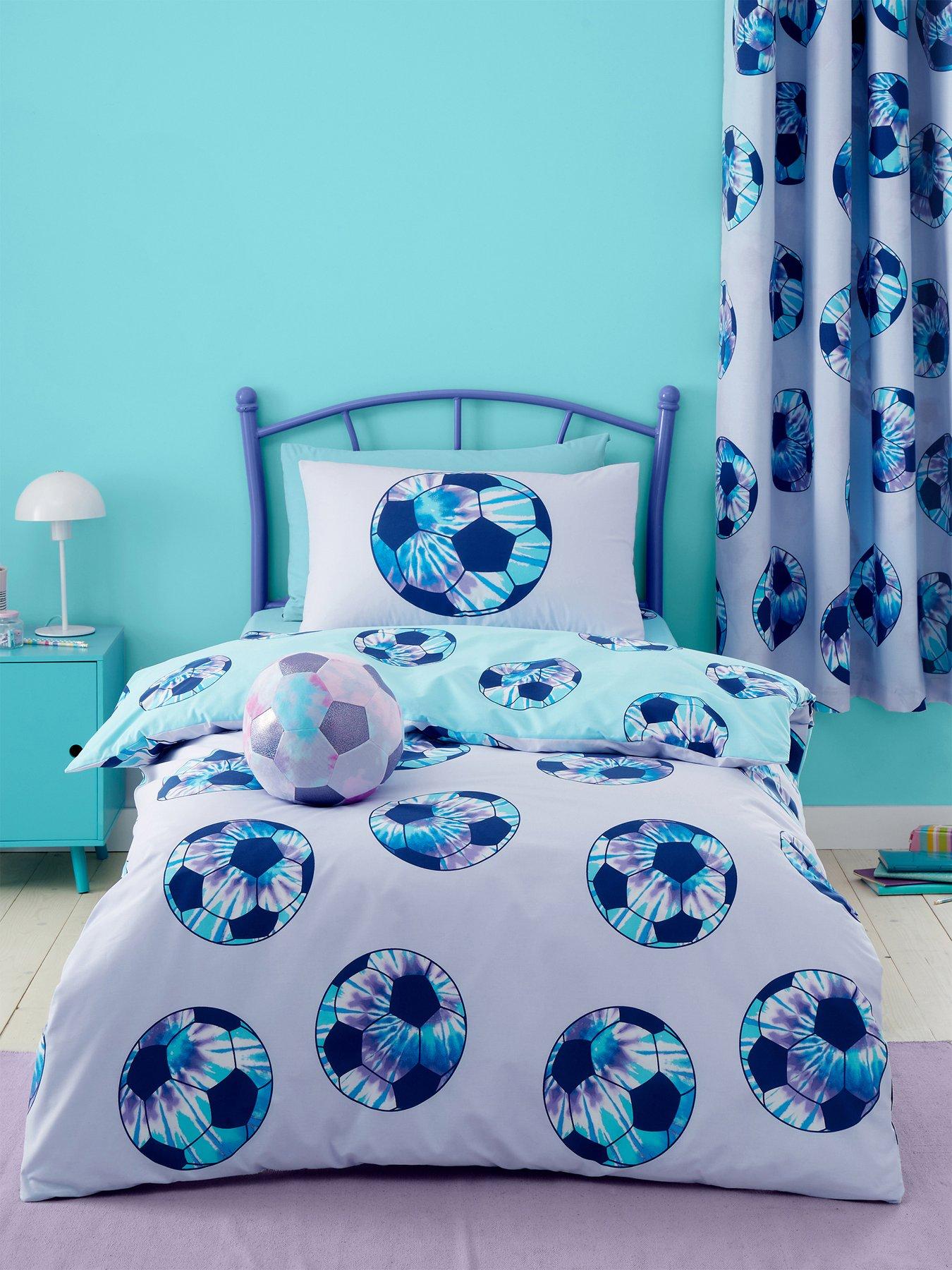 undefined Tie Dye Football Duvet Cover Set