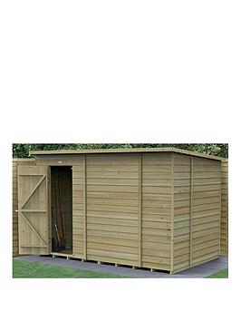 Product photograph of Forest 4 Life 10x6 Pent Shed - No Window from very.co.uk