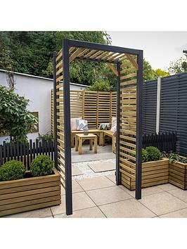 Product photograph of Forest Slatted Arch from very.co.uk