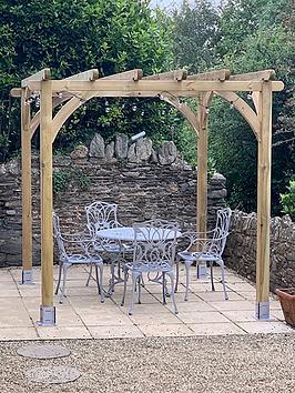 Product photograph of Forest Ultima Pergola - 2 4 X 2 4m from very.co.uk