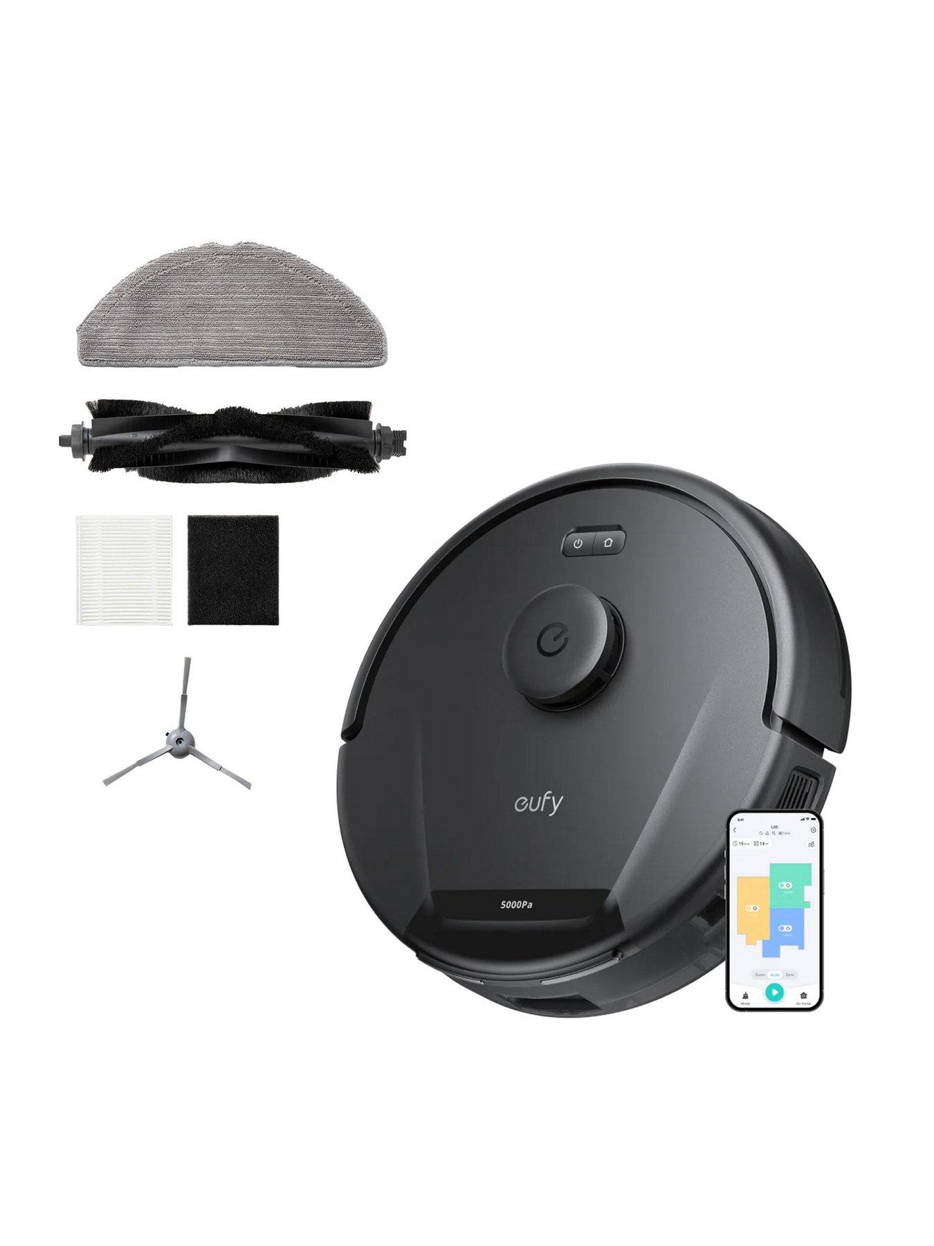 Product photograph of Eufy Robovac L60 Hybrid Robotic Vacuum Cleaner from very.co.uk