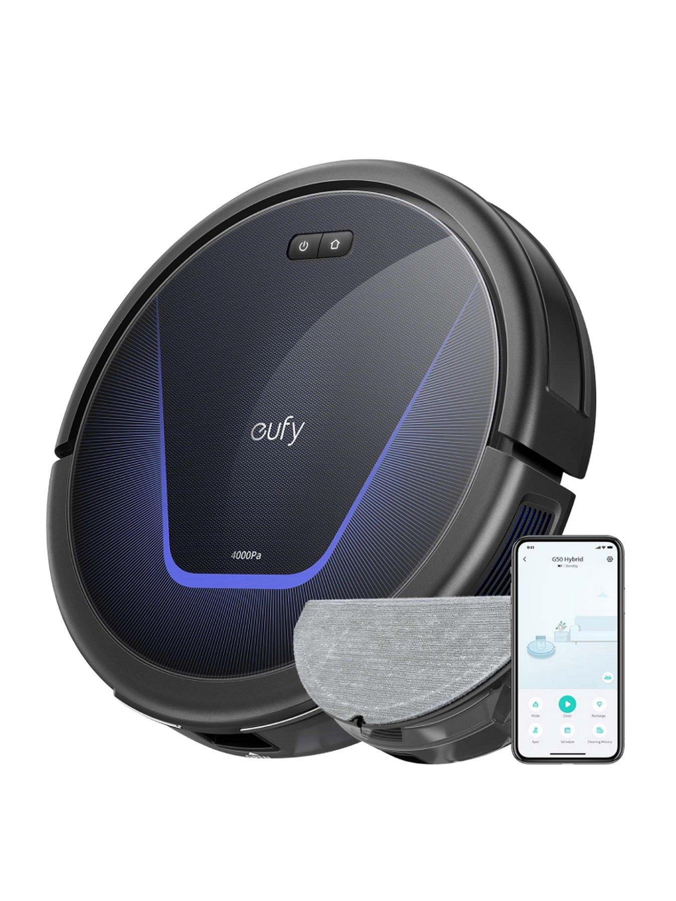 Product photograph of Eufy G50 Hybrid Robot Vacuum With Mop And Auto-detangle Brush from very.co.uk