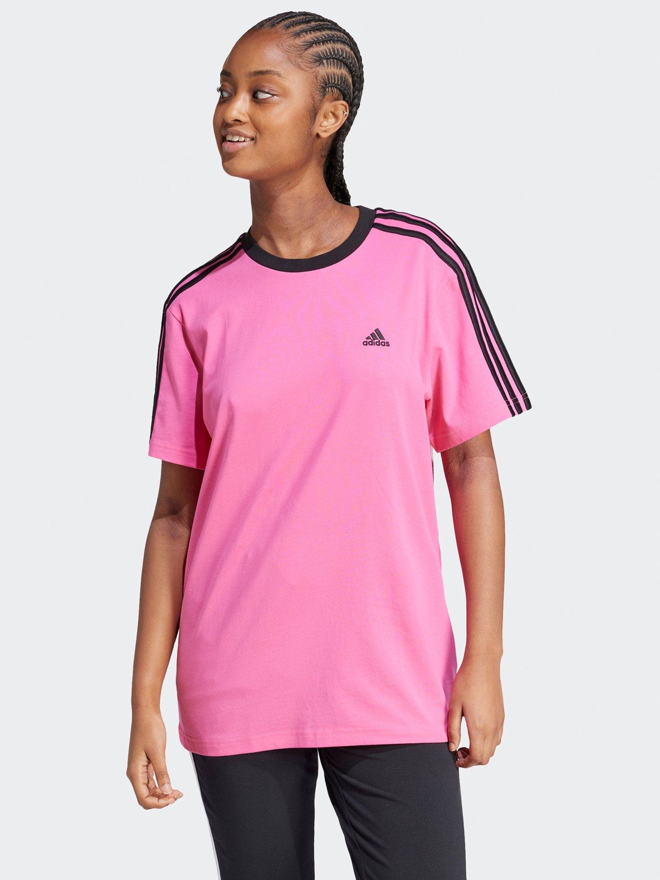 Pink t shirt adidas online