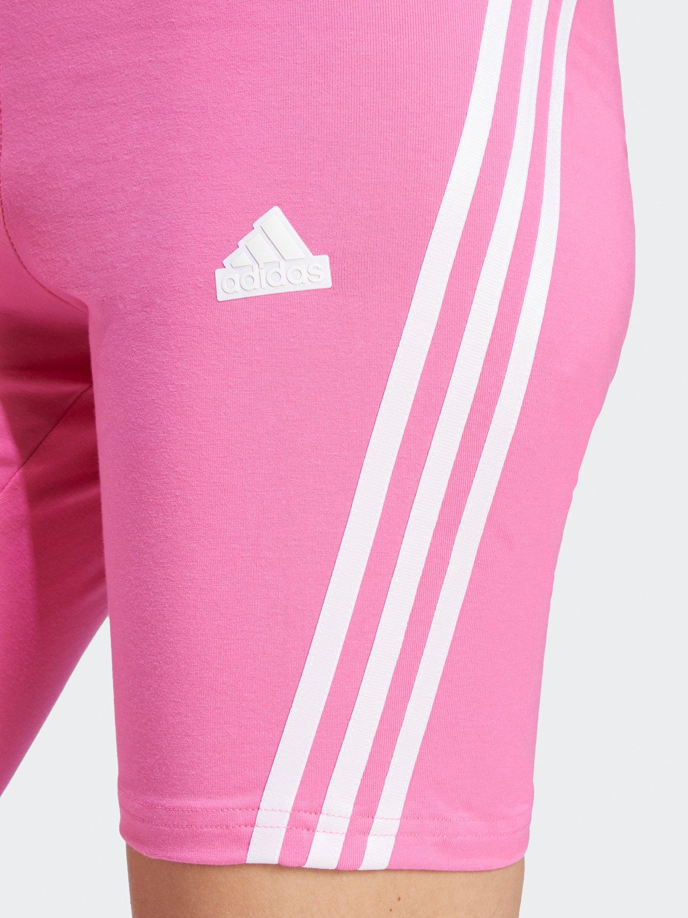 Pink adidas cycling shorts on sale