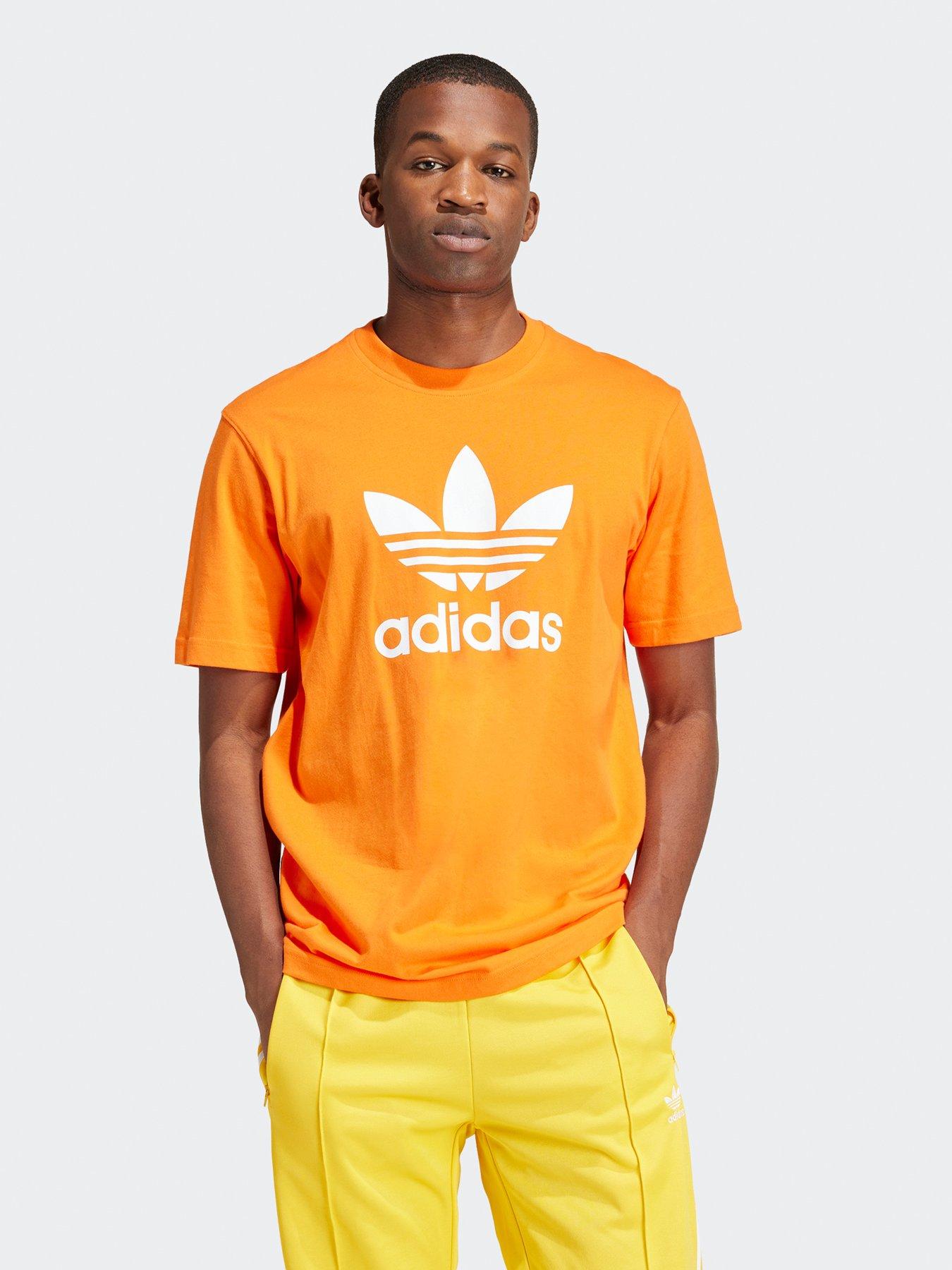 adidas Originals Men s Trefoil T Shirt Orange Very