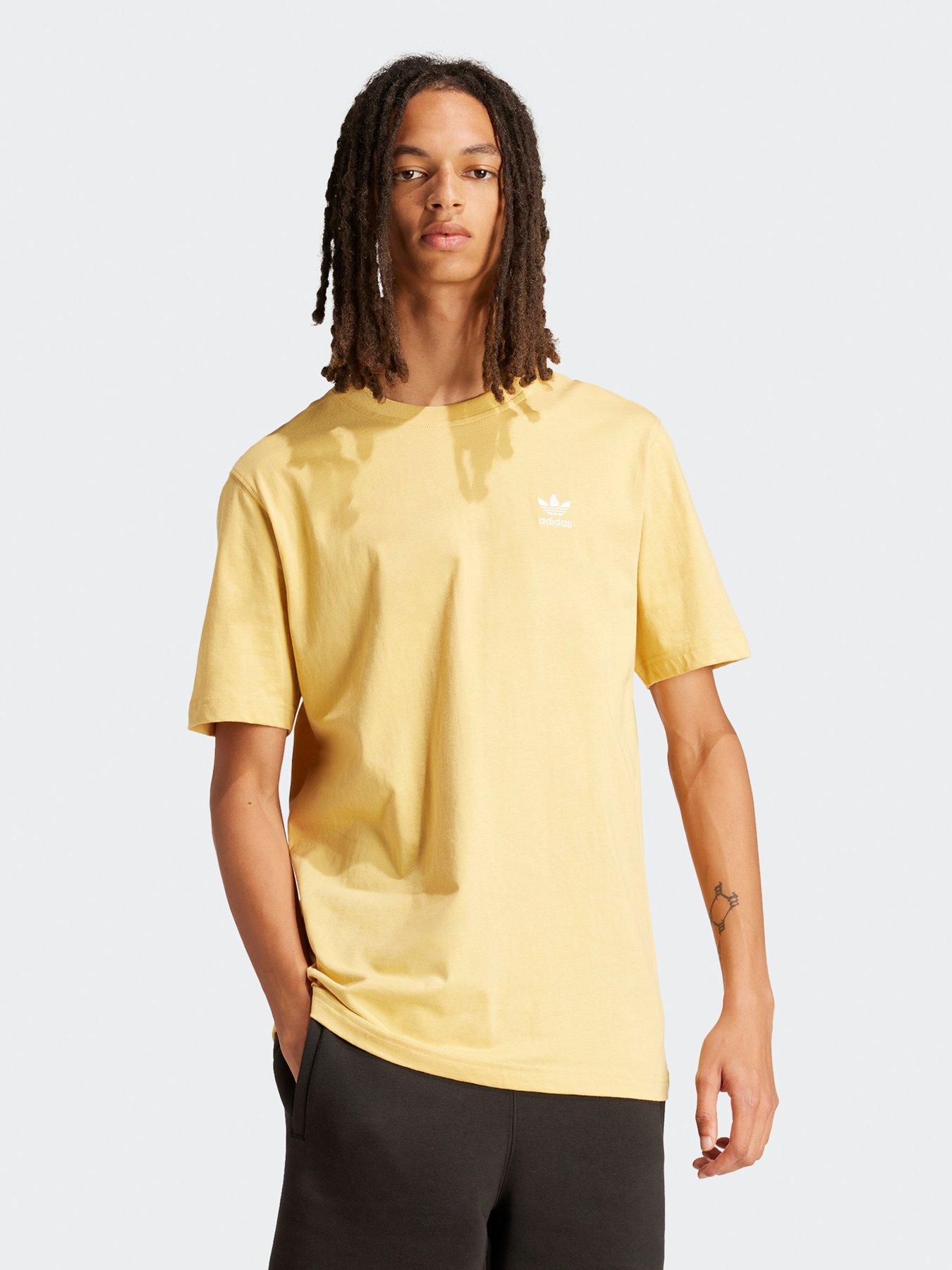 undefined Mens Essential Trefoil T-Shirt - Brown