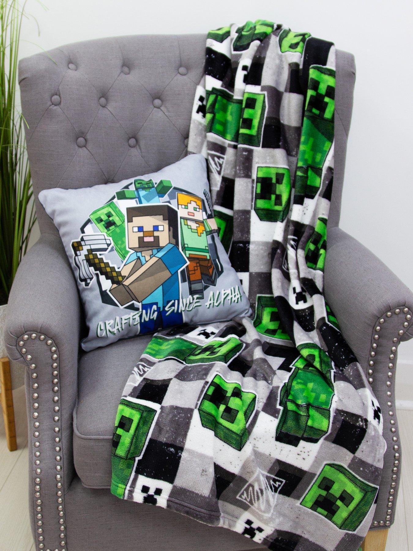 Product photograph of Minecraft Circle Square Cushion - Multi from very.co.uk