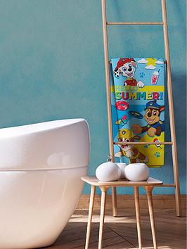 Product photograph of Paw Patrol Summer Beach Towel from very.co.uk