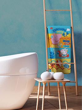 Product photograph of Peppa Pig Peppa Ocean Towel from very.co.uk