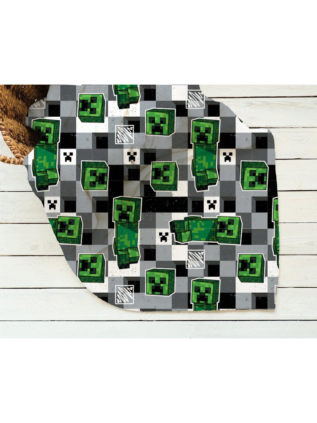 Image 5 of 7 of Minecraft Scribble Fleece Blanket - Multi