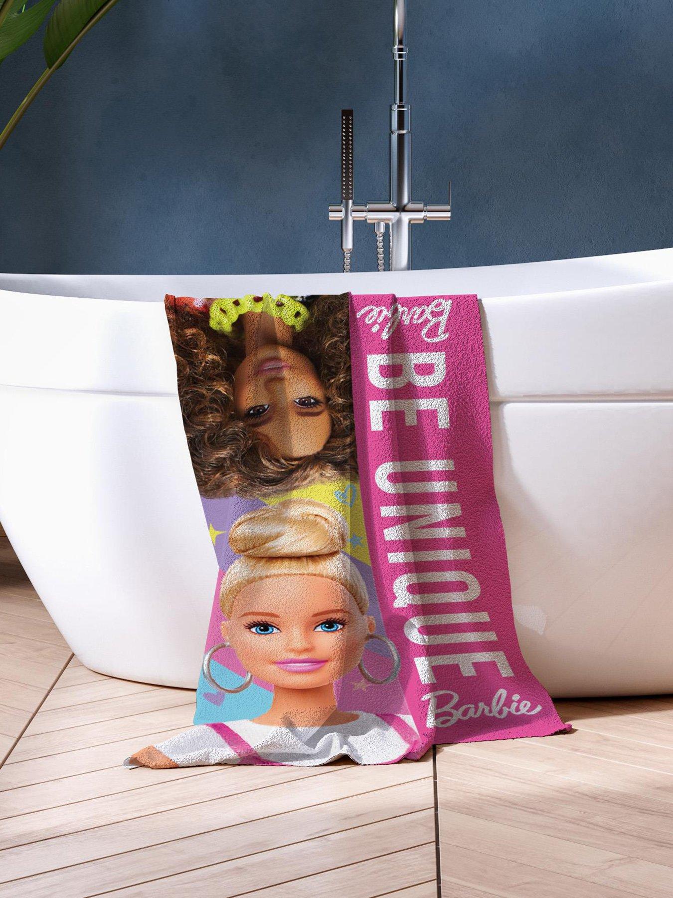 Product photograph of Barbie Fresh Beach Towel from very.co.uk
