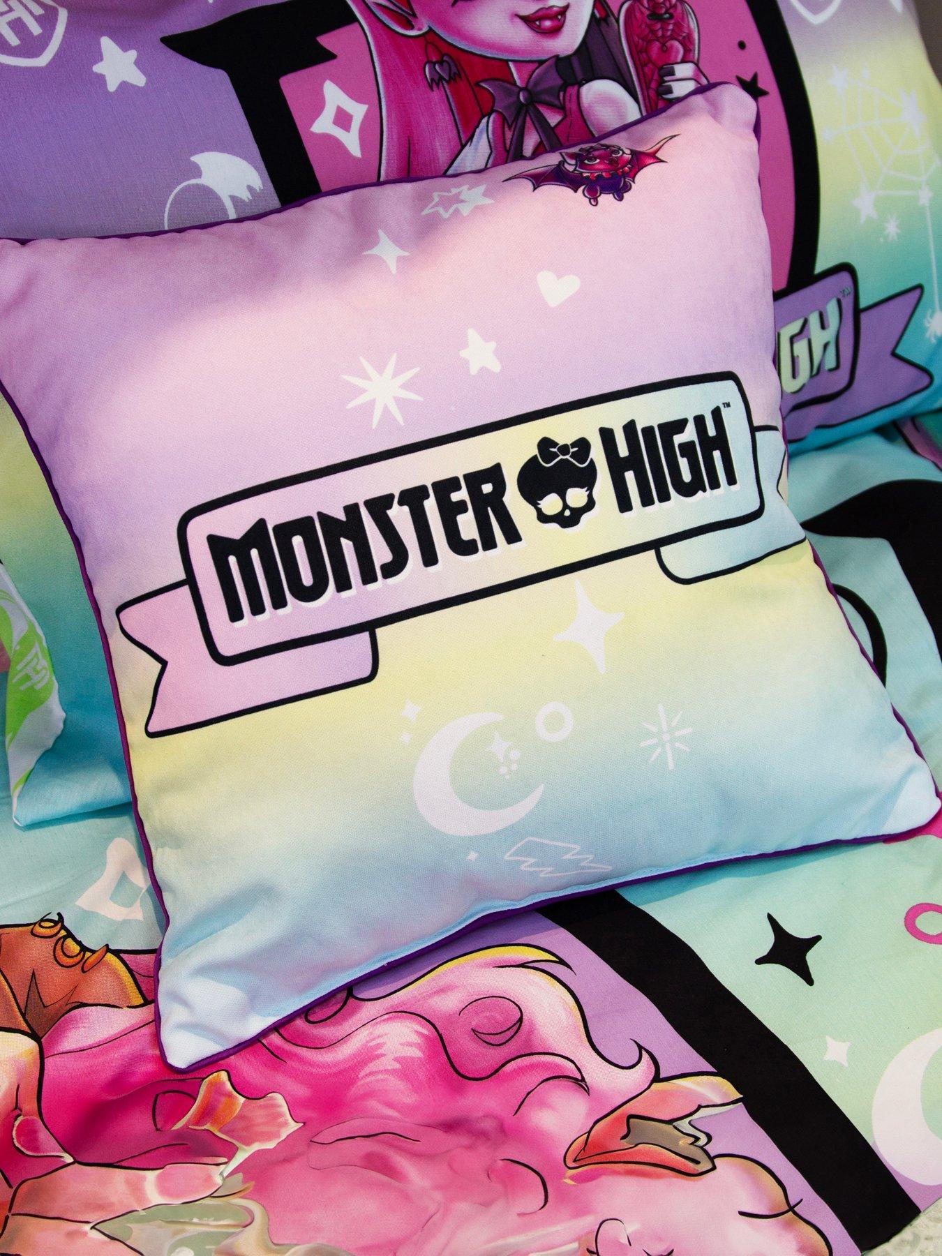 Product photograph of Monster High Fierce Square Cushion - Multi from very.co.uk