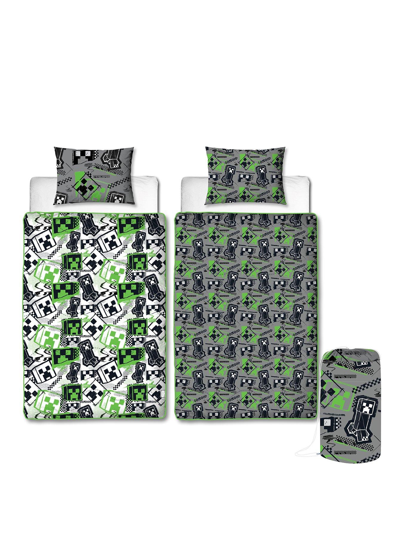 Image 1 of 1 of Minecraft Mixed Up Coverless 10.5 Tog Reversible Duvet in Single - Multi