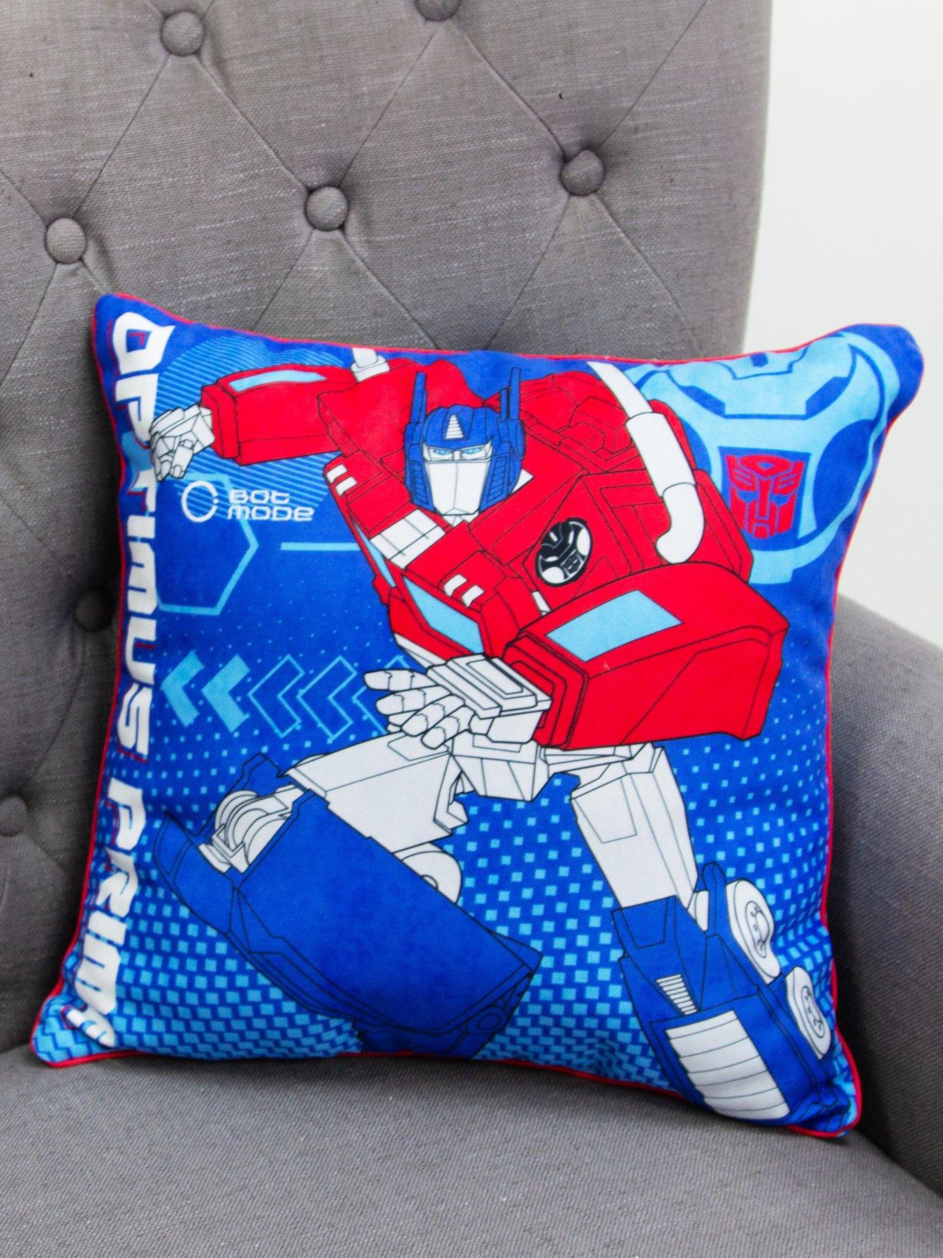 Product photograph of Transformers Earthspark Chargers Cushion - Multi from very.co.uk