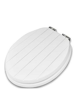 Product photograph of Addis Tongue Groove Toilet Seat from very.co.uk