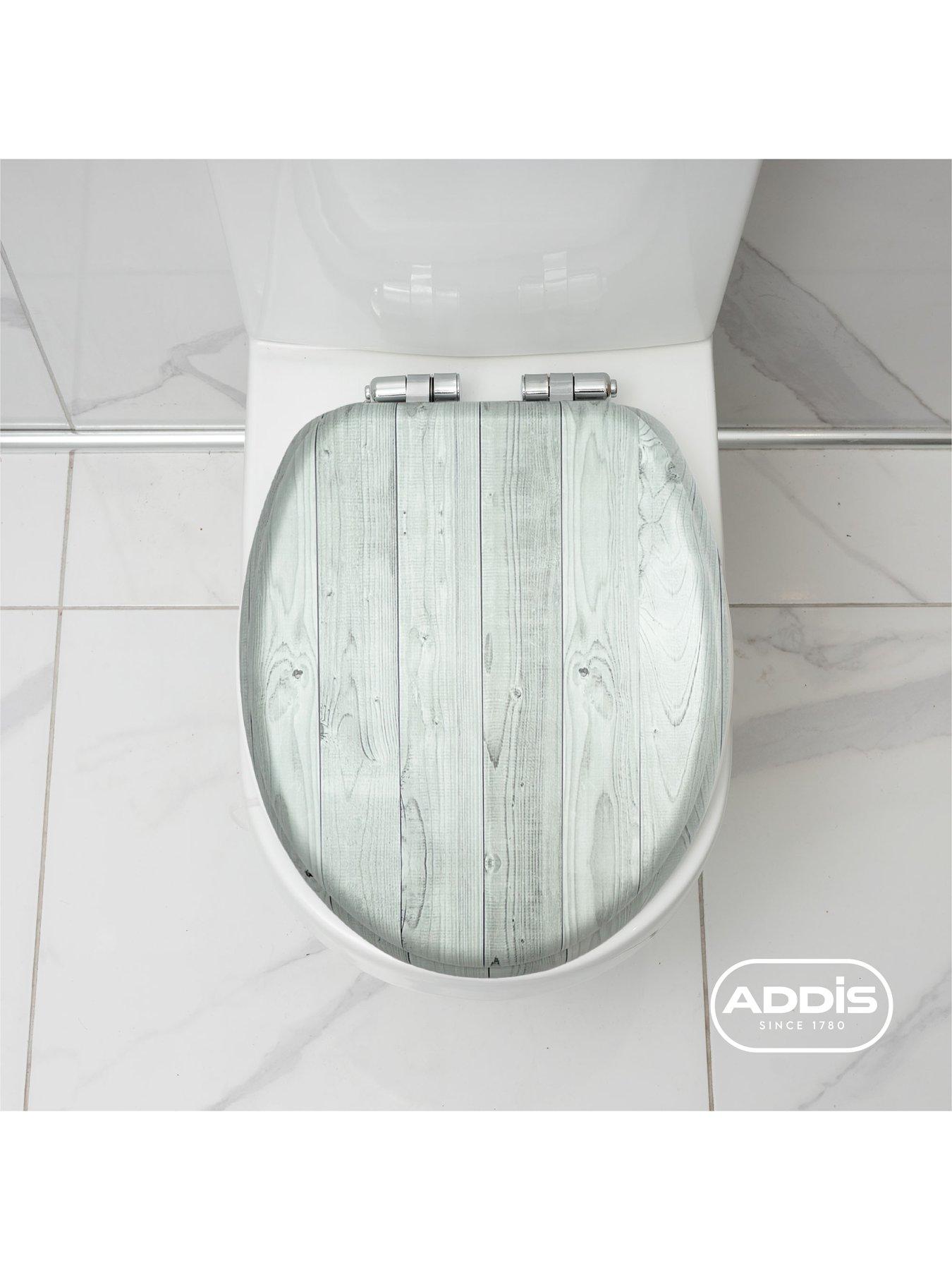 Addis Wood Effect Toilet Seat very.co.uk