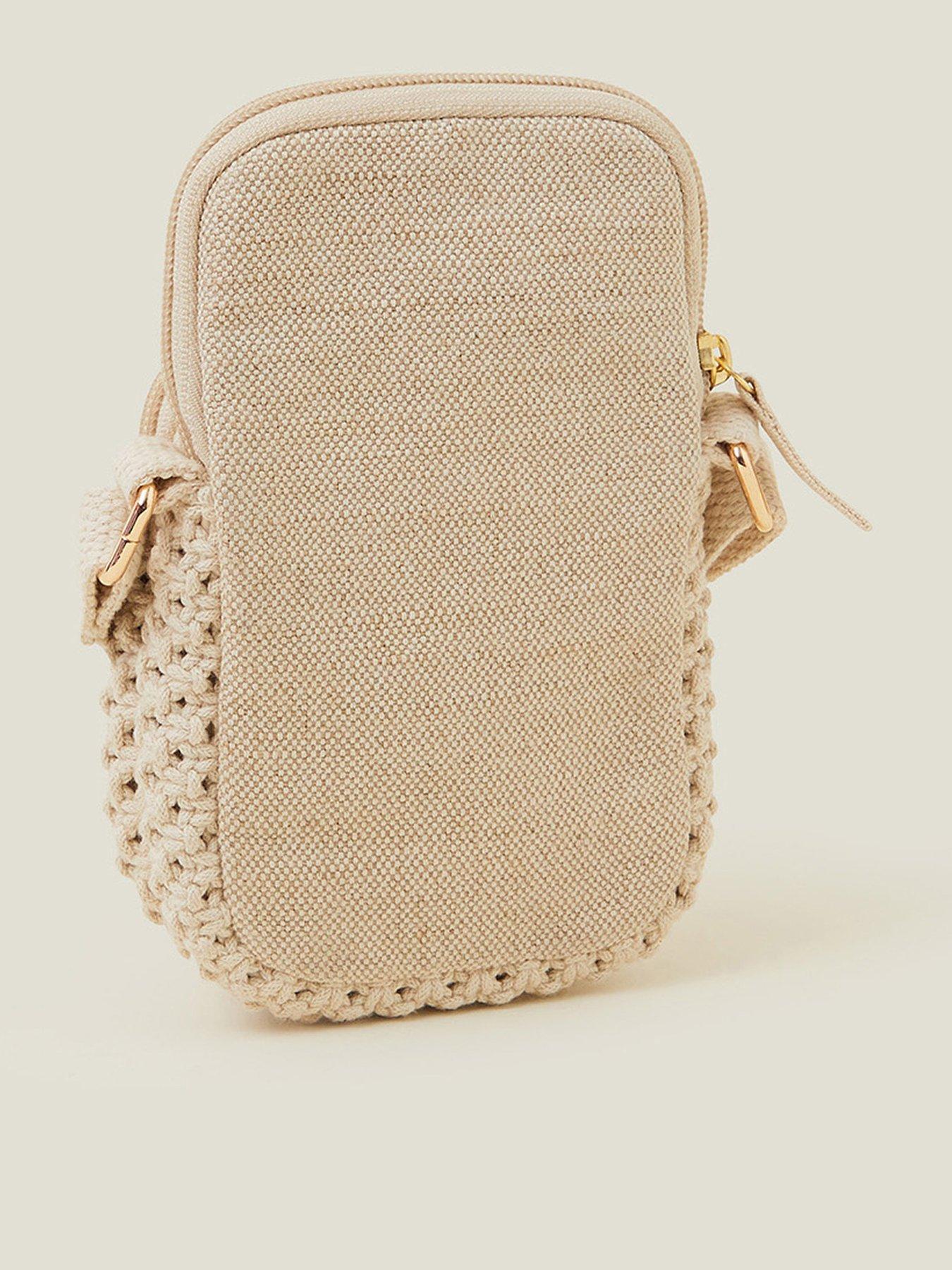 Image 3 of 4 of Accessorize Macrame Phone Bag