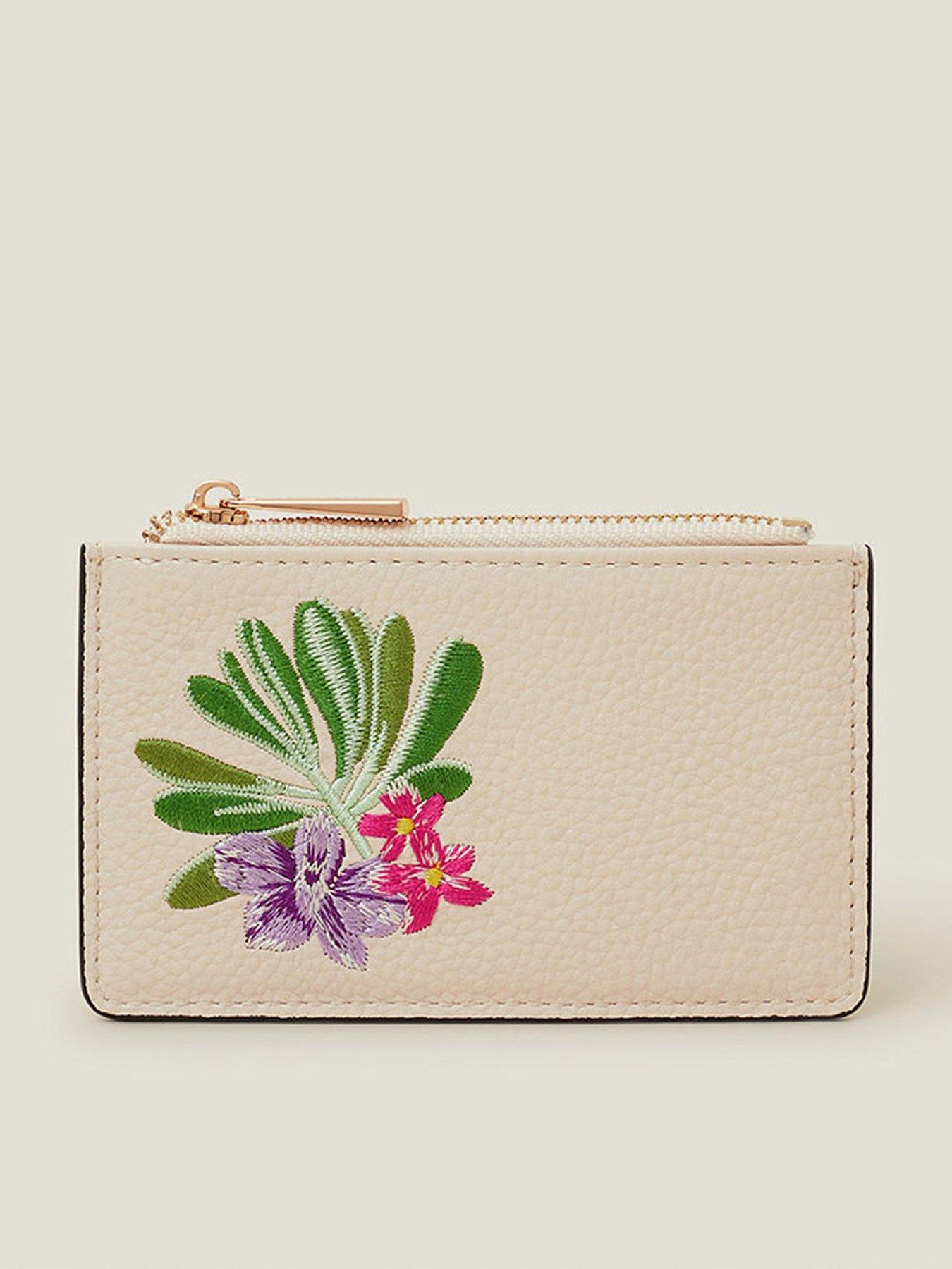 Image 1 of 3 of Accessorize Embroidered Cardholder