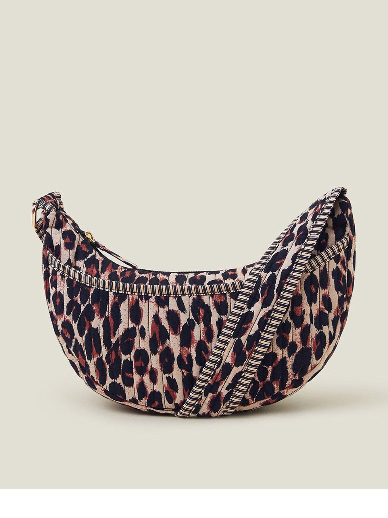Image 1 of 4 of Accessorize Leopard Sling Bag
