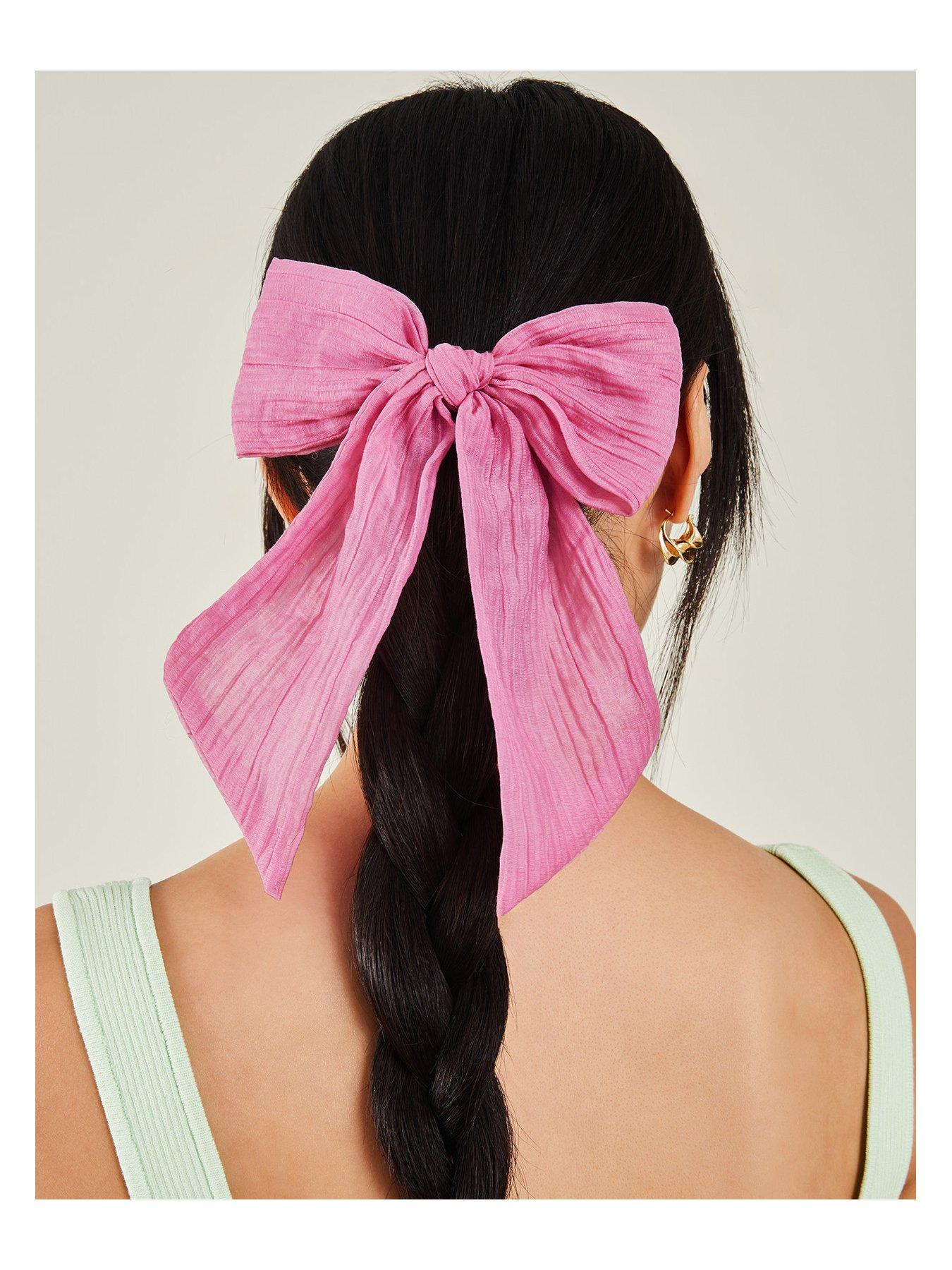 Image 2 of 4 of Accessorize Textured Bow Clip