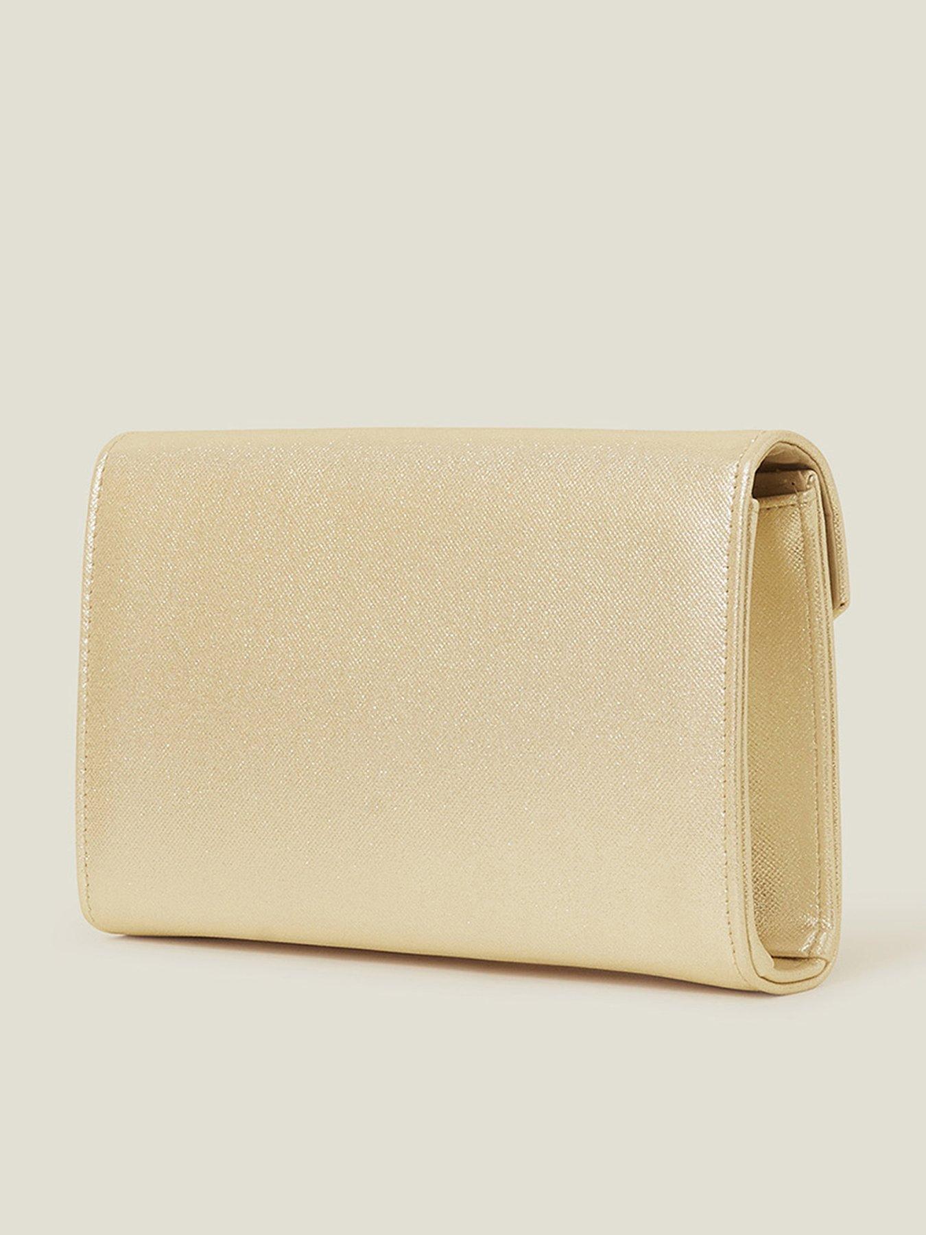 Image 3 of 4 of Accessorize Mia Metallic Clutch