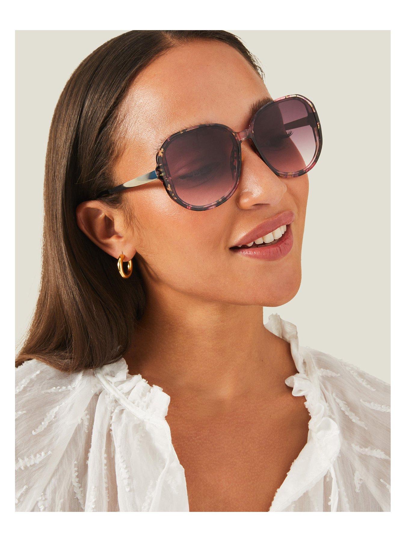 Image 2 of 3 of Accessorize Silver Arm Oversized Purple