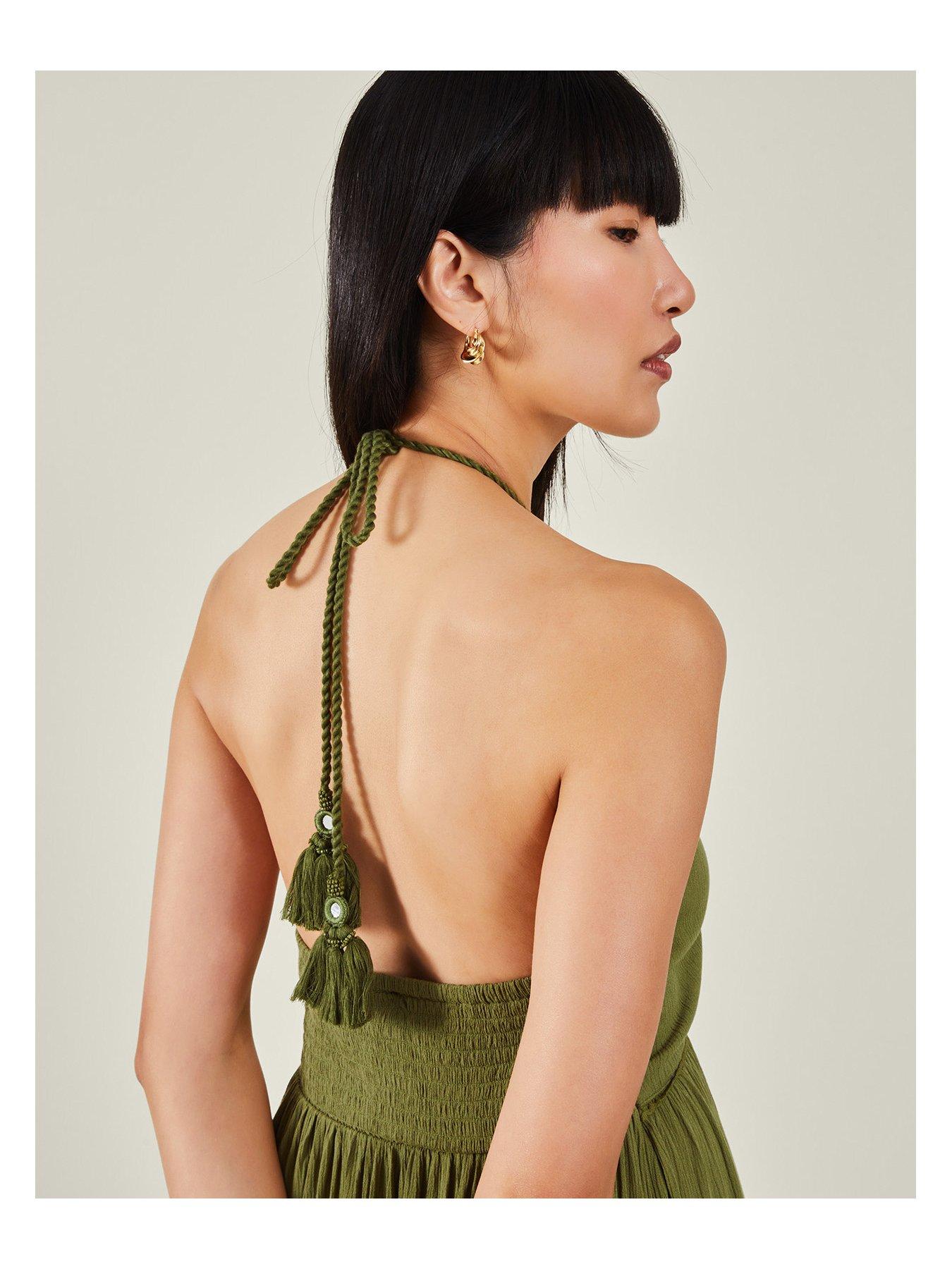 how to accessorize a halter dress How to Accessorize for the Cut of Your Dress