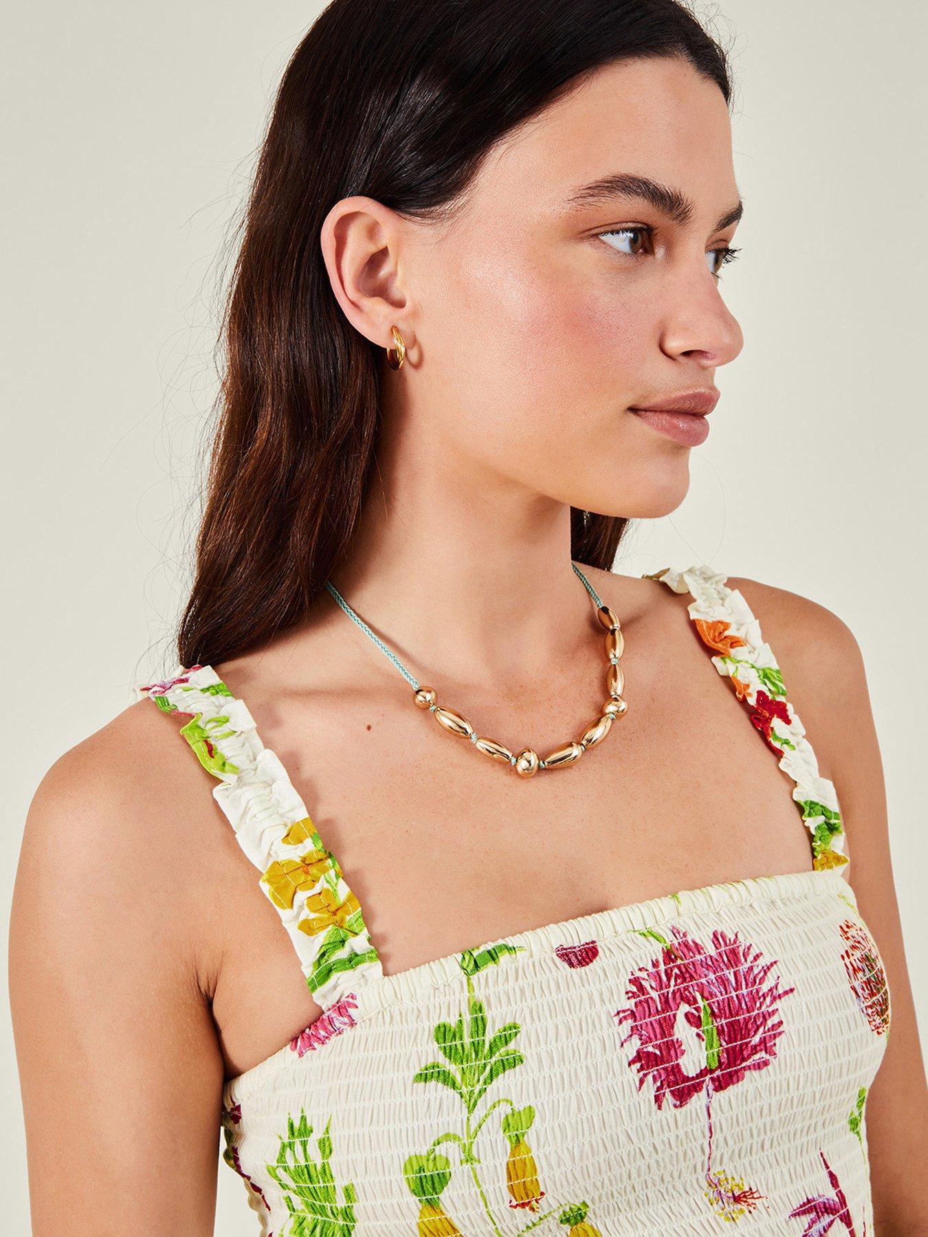 Image 4 of 4 of Accessorize Botanical Mini Dress