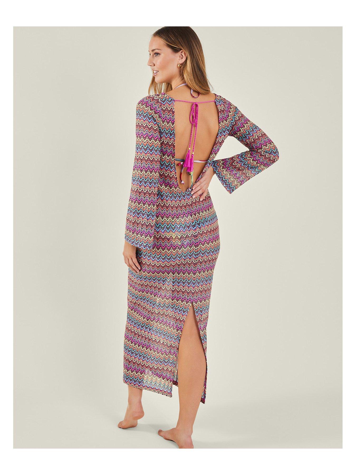 Accessorize Zig Zag Crochet Dress - Multi | Very