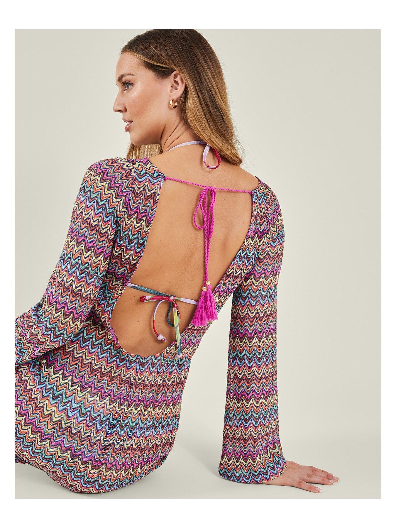 Accessorize Zig Zag Crochet Dress - Multi | Very