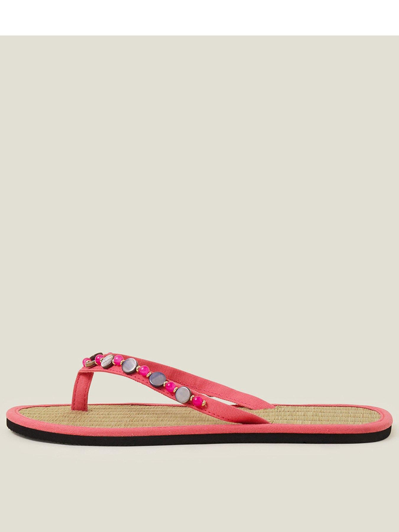 Accessorize Moonstone Seagrass Flip Flops Very