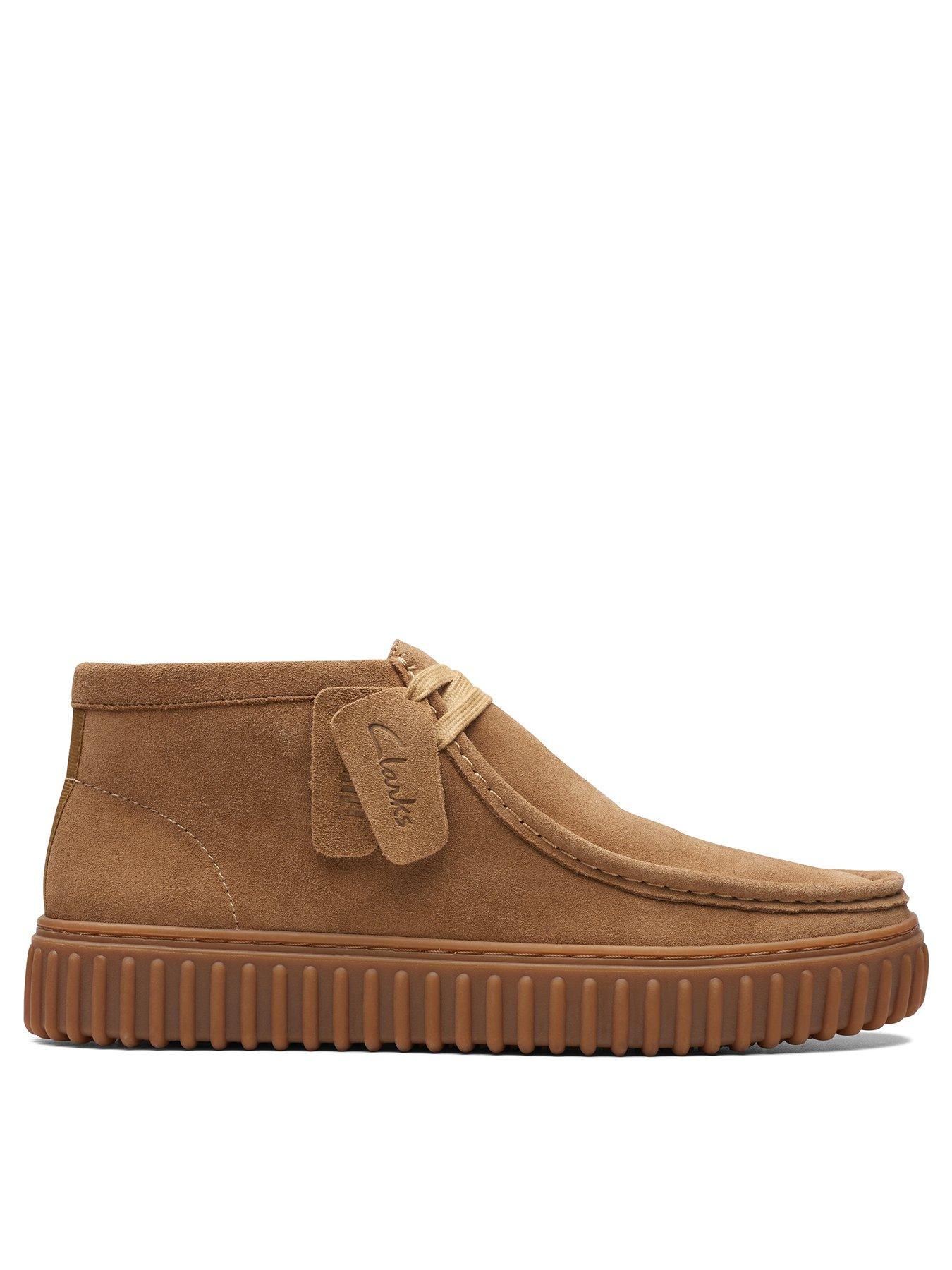 Image 1 of 7 of Clarks Torhill Hi Chukka Boots - Light Brown