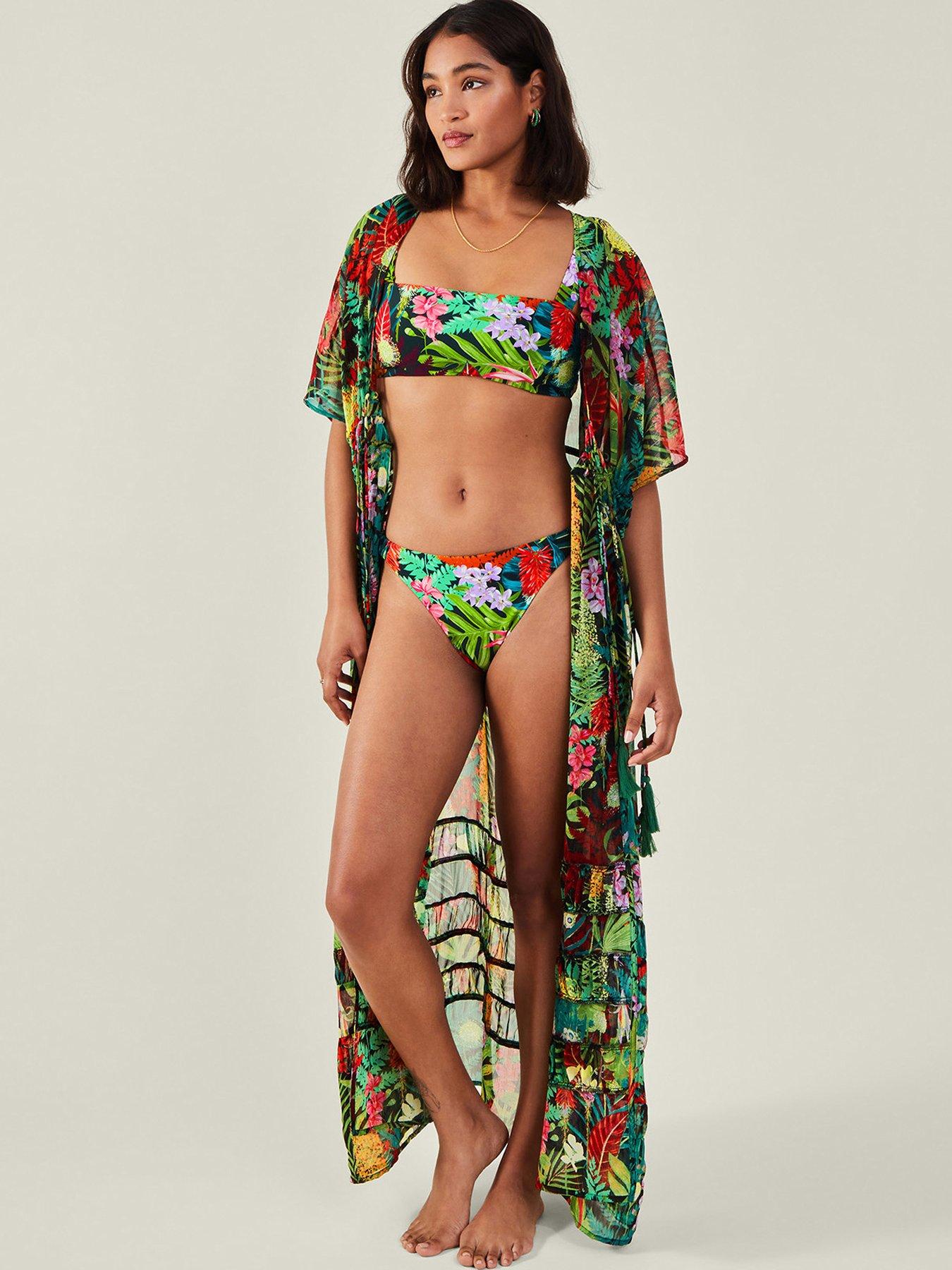 Accessorize Jungle Chiffon Kaftan