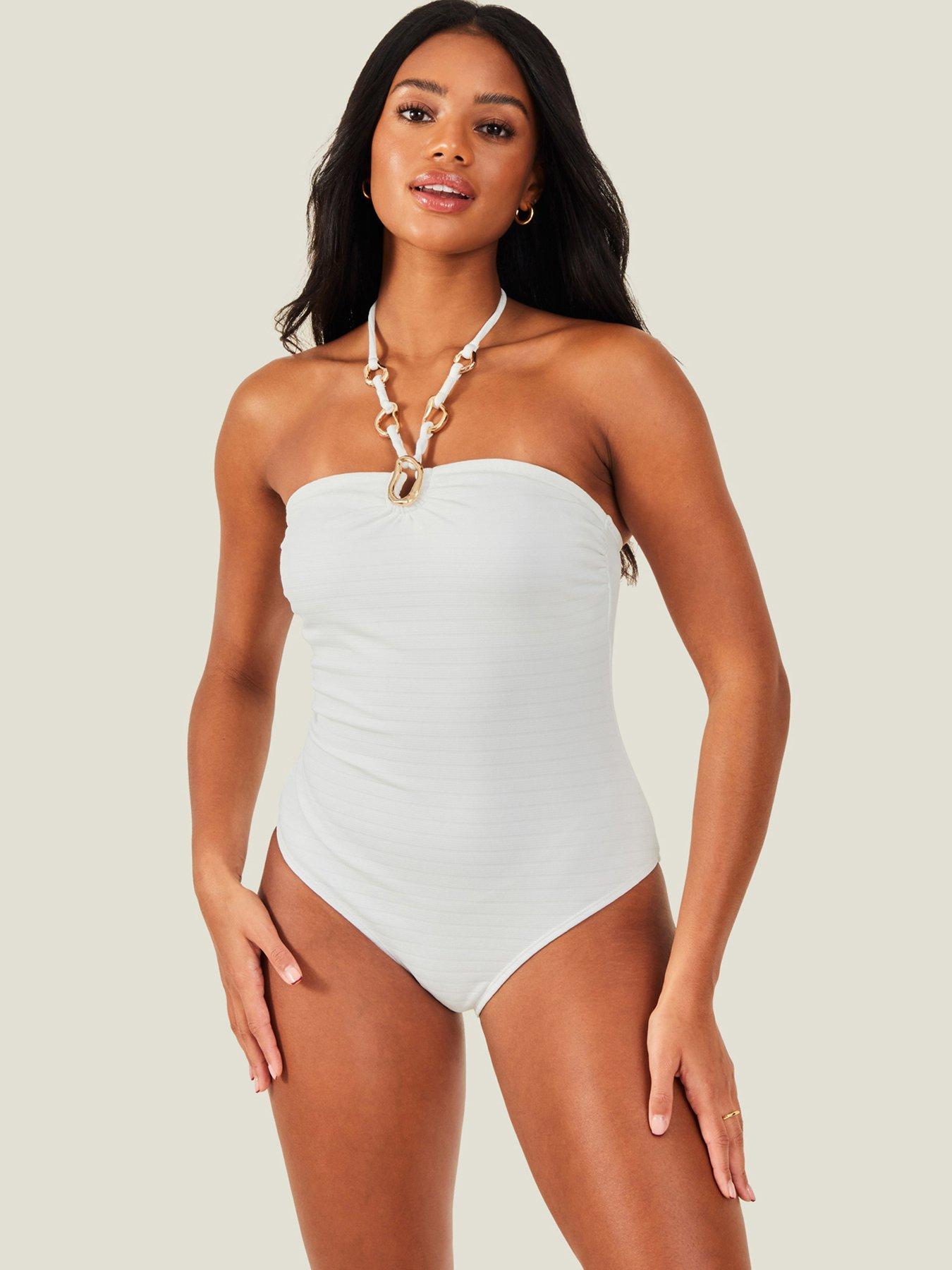 Halterneck swimsuit uk best sale