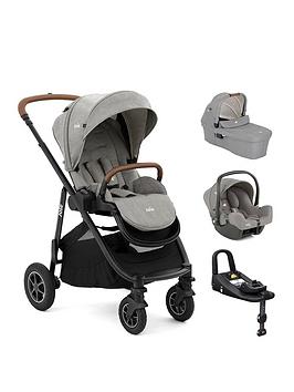 Joie Versatrax On The Go Bundle Travel System With Base - Pebble