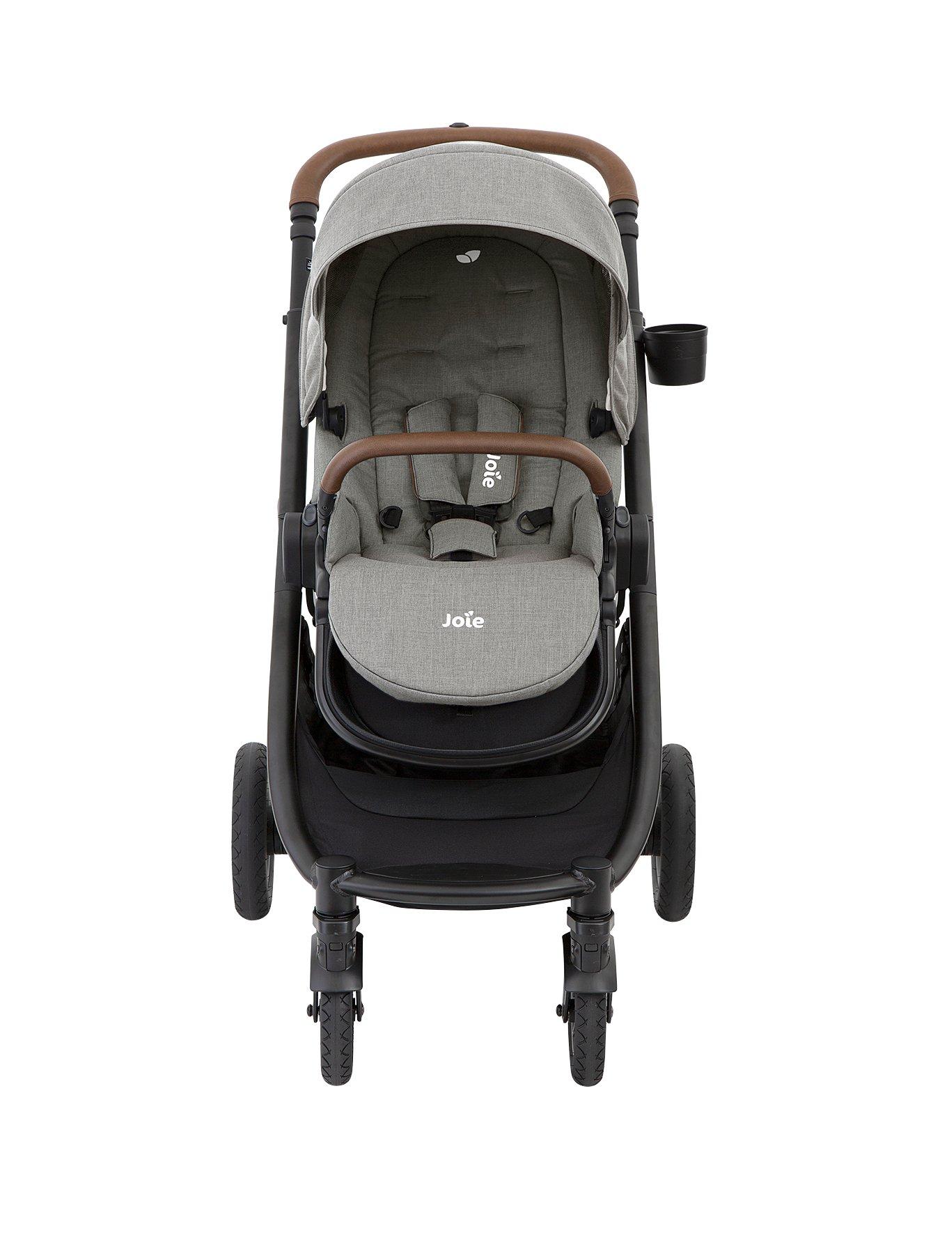 Joie Versatrax On the Go Bundle Travel System with Base Pebble very