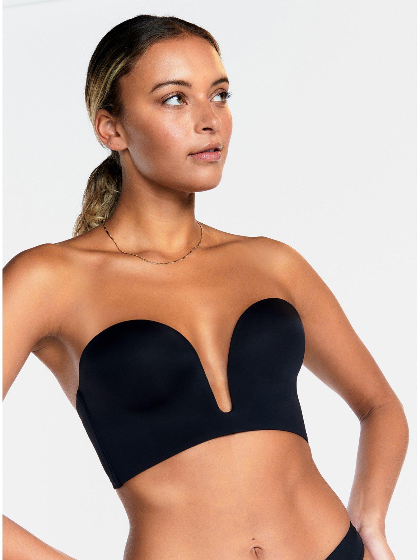 undefined Underwired Strapless Bra - 00 Dark - Black
