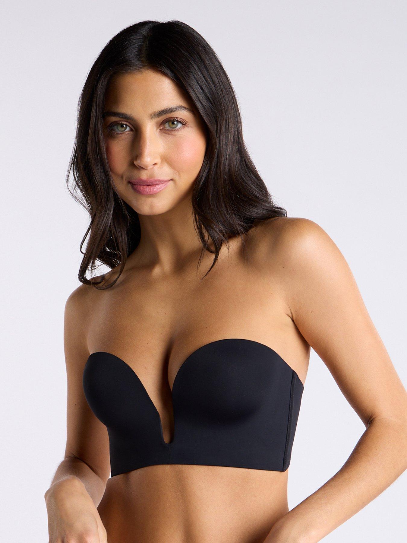 undefined Underwired Strapless Bra - 00 Dark - Black