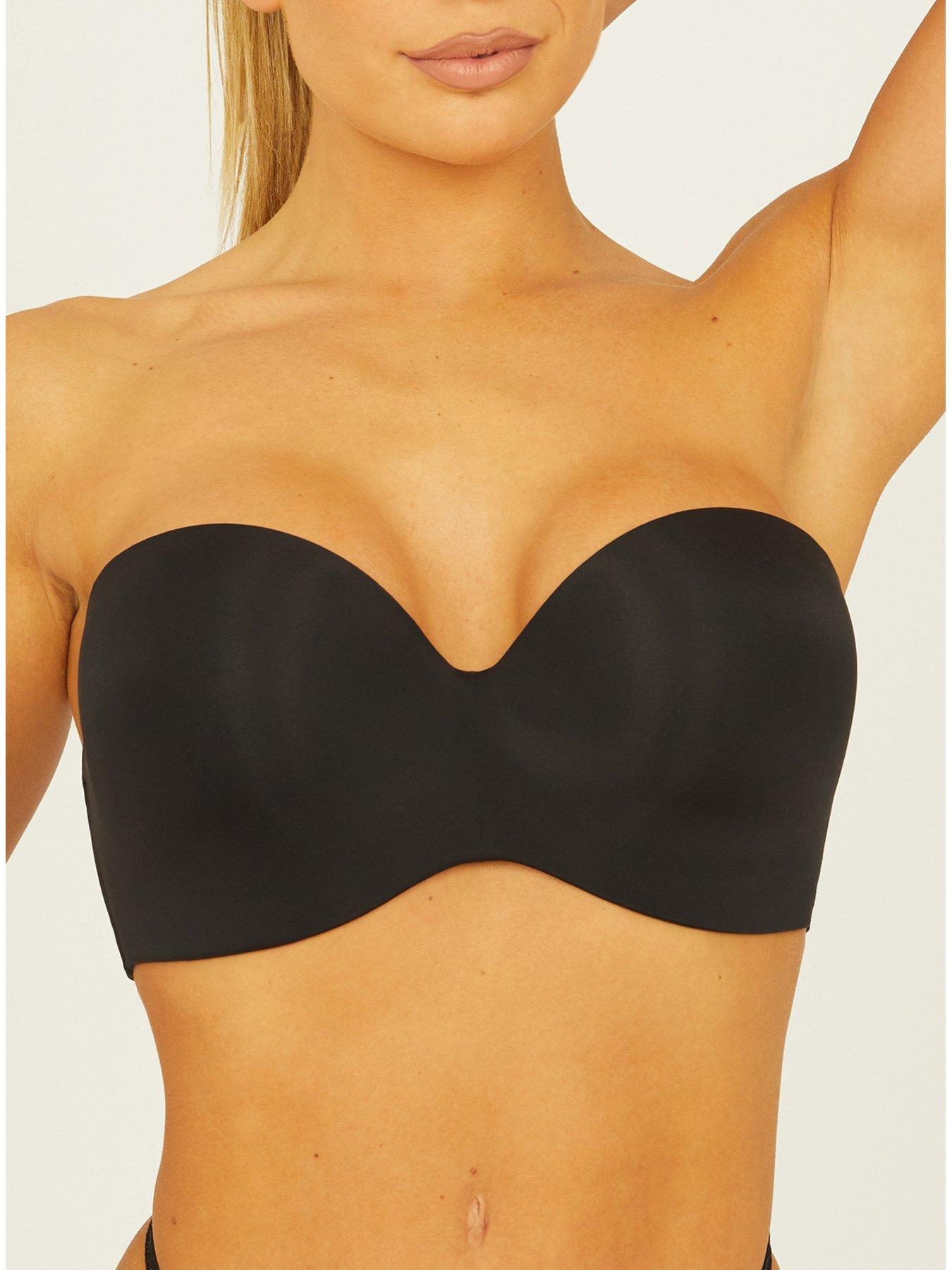 Curvy Kate Scantilly Icon Plunge Strapless Padded Body - Black