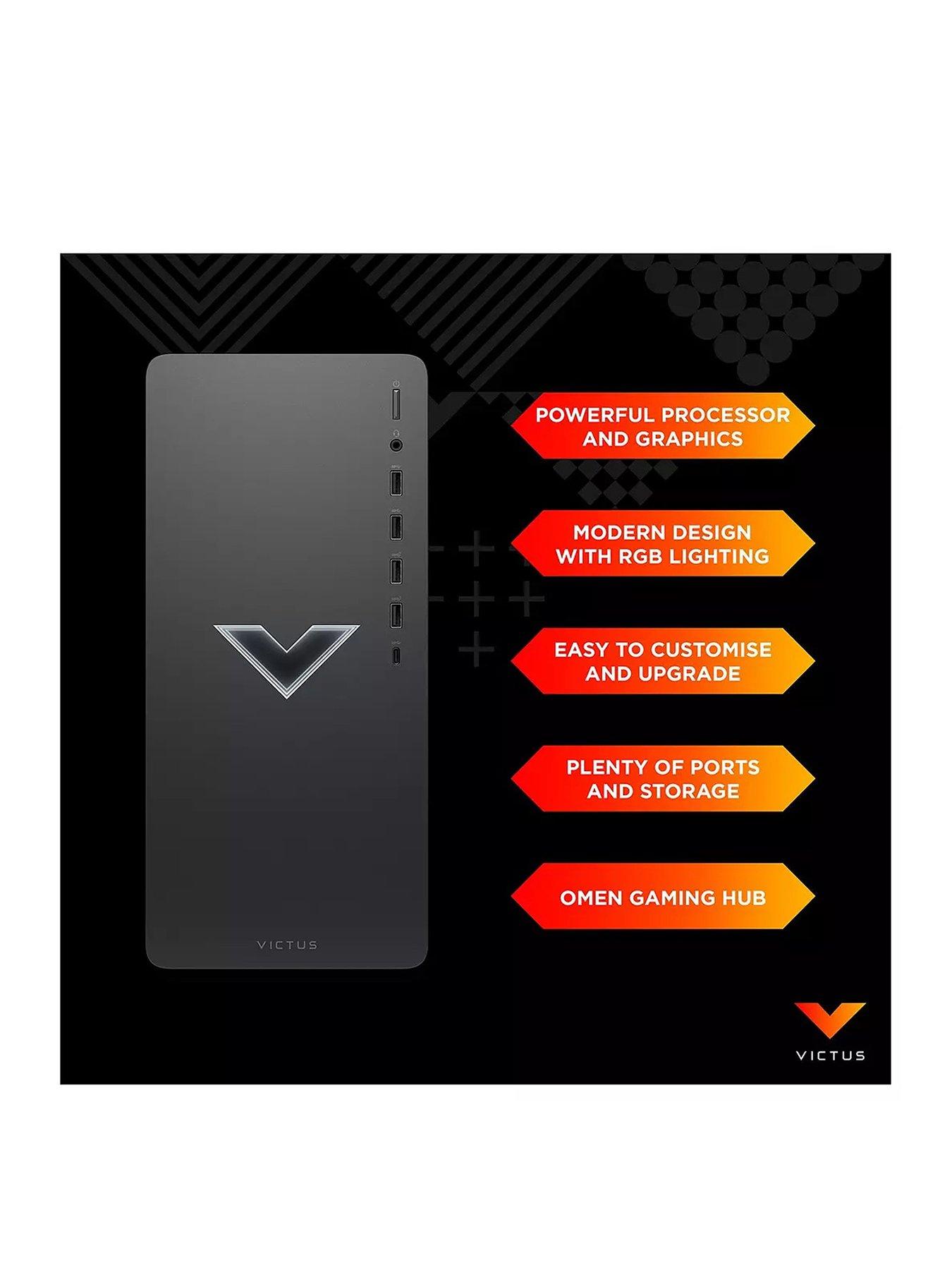Image 3 of 7 of HP Victus Gaming Desktop -&nbsp;RTX 3050, Intel Core i5, 16GB RAM, 512GB SSD