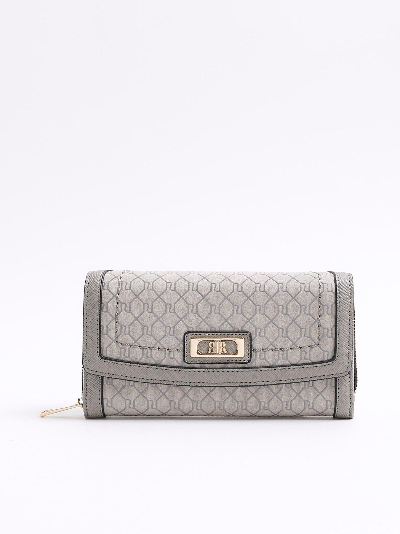 River Island shoulder bag in gray