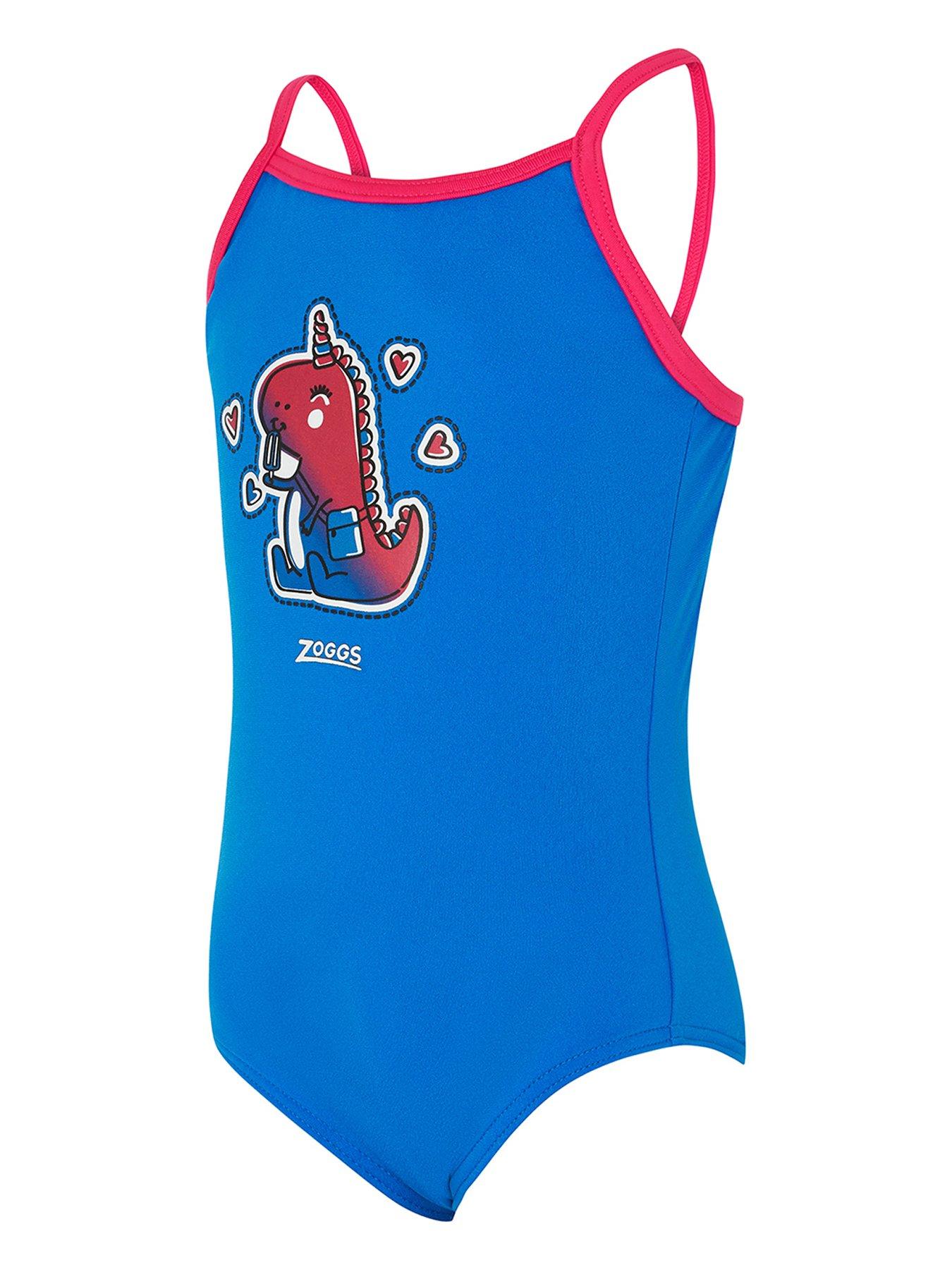 zoggs-toddler-girlsnbsplittle-dino-classicback-swimsuitnbsp--green